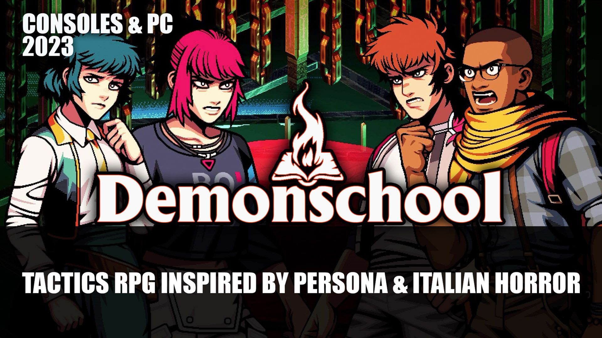 Demonschool Tactics RPG Inspired by Persona &amp; Italian horror