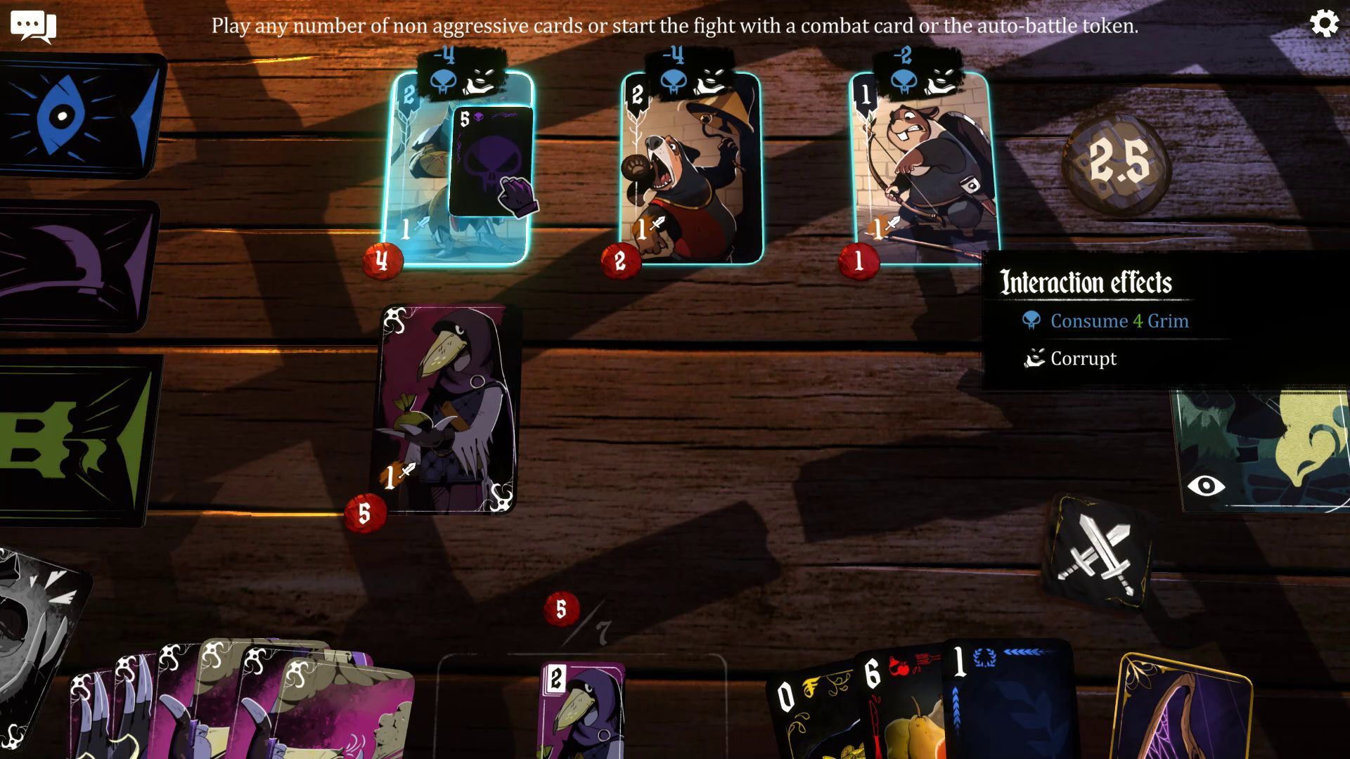Foretales Morale Cards