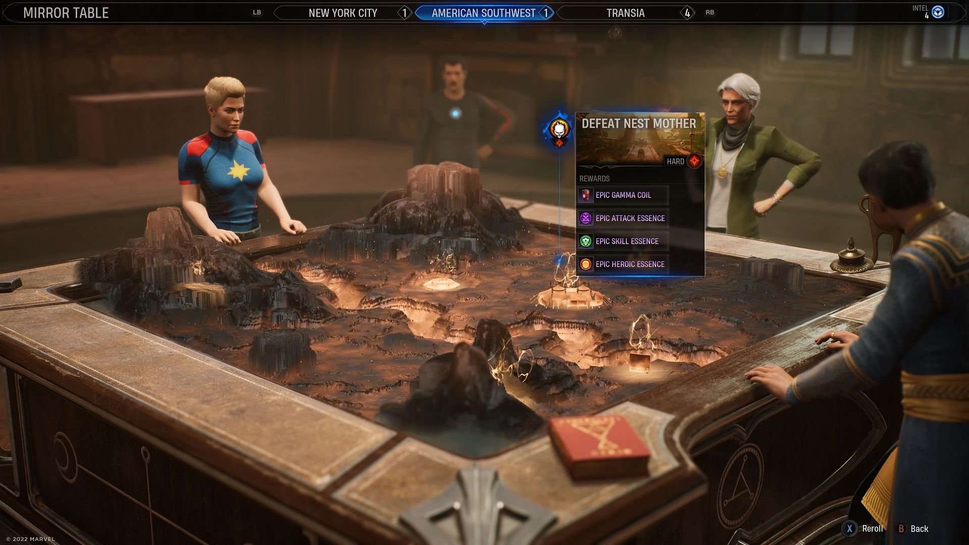 Marvel&rsquo;s Midnight Suns Gameplay War Table