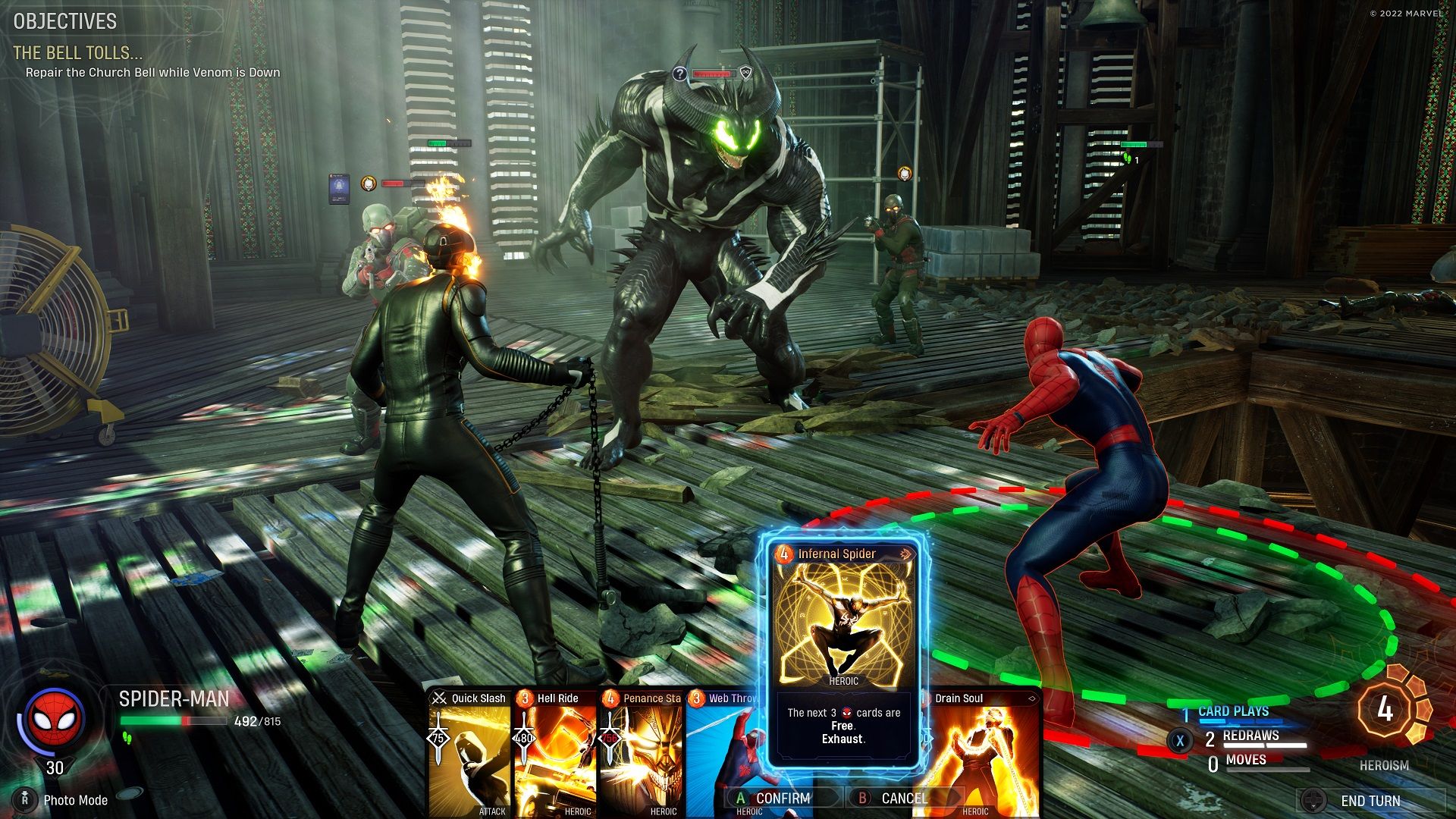 Marvel&rsquo;s Midnight Suns Gameplay   New Turn Based RPG/TCG