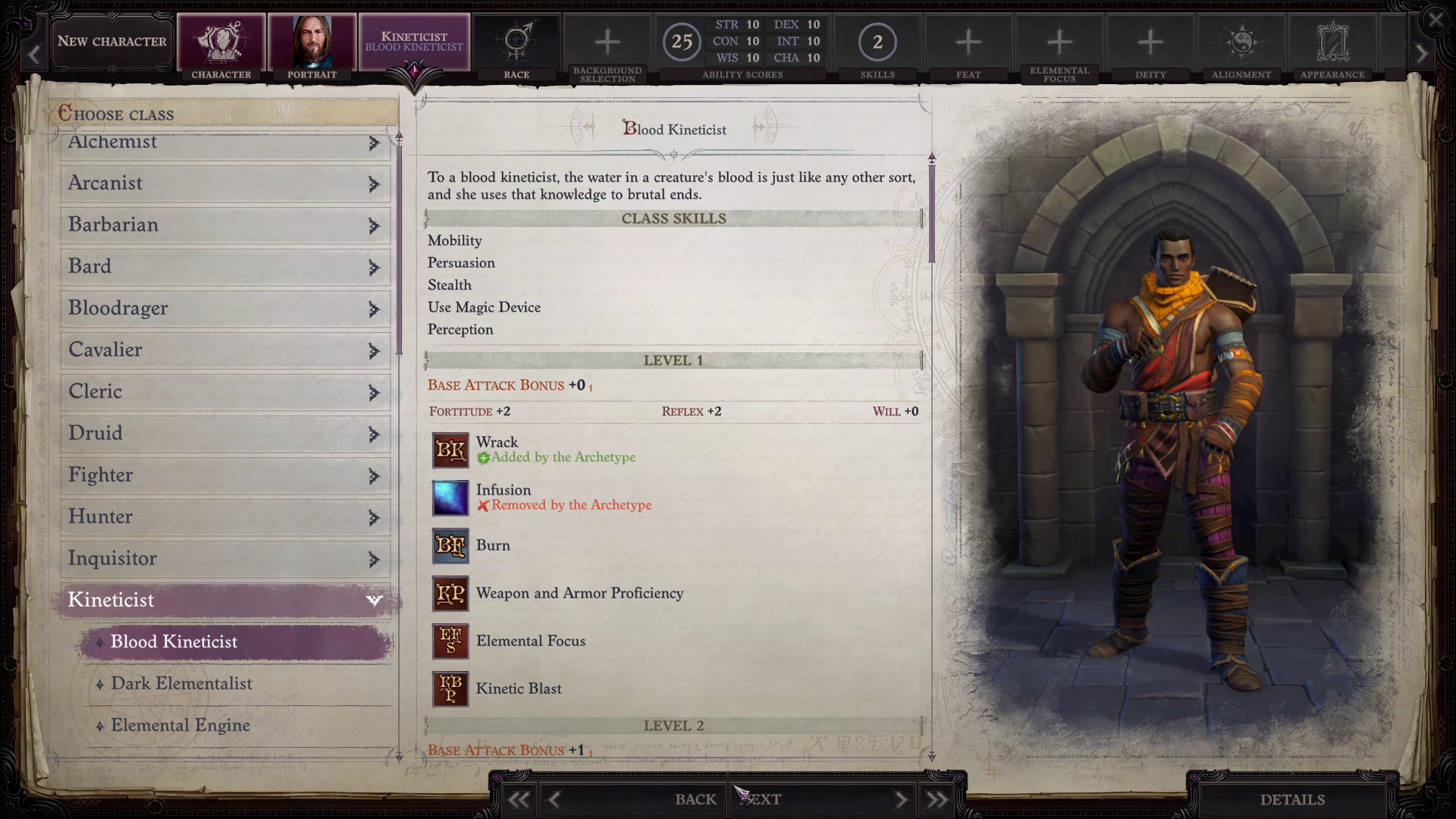 Pathfinder WotR Character Creation Customized Characters