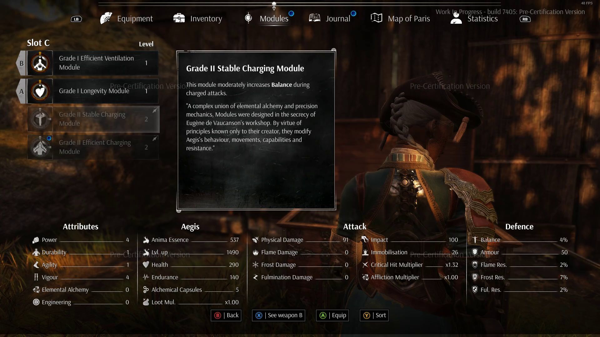 Steelrising Preview - Character Progression (Modules)