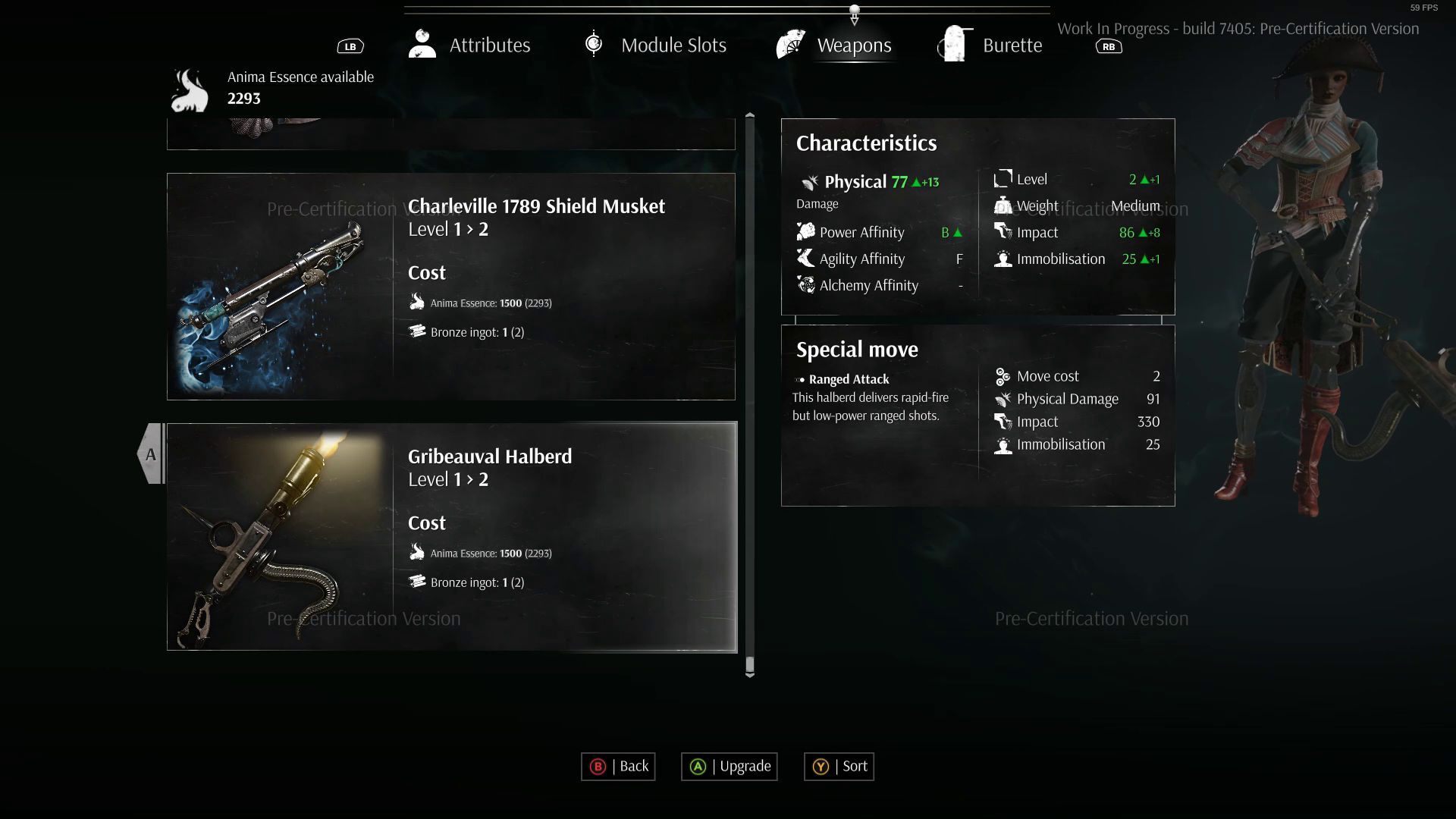 Steelrising Preview - Equipment Upgrade