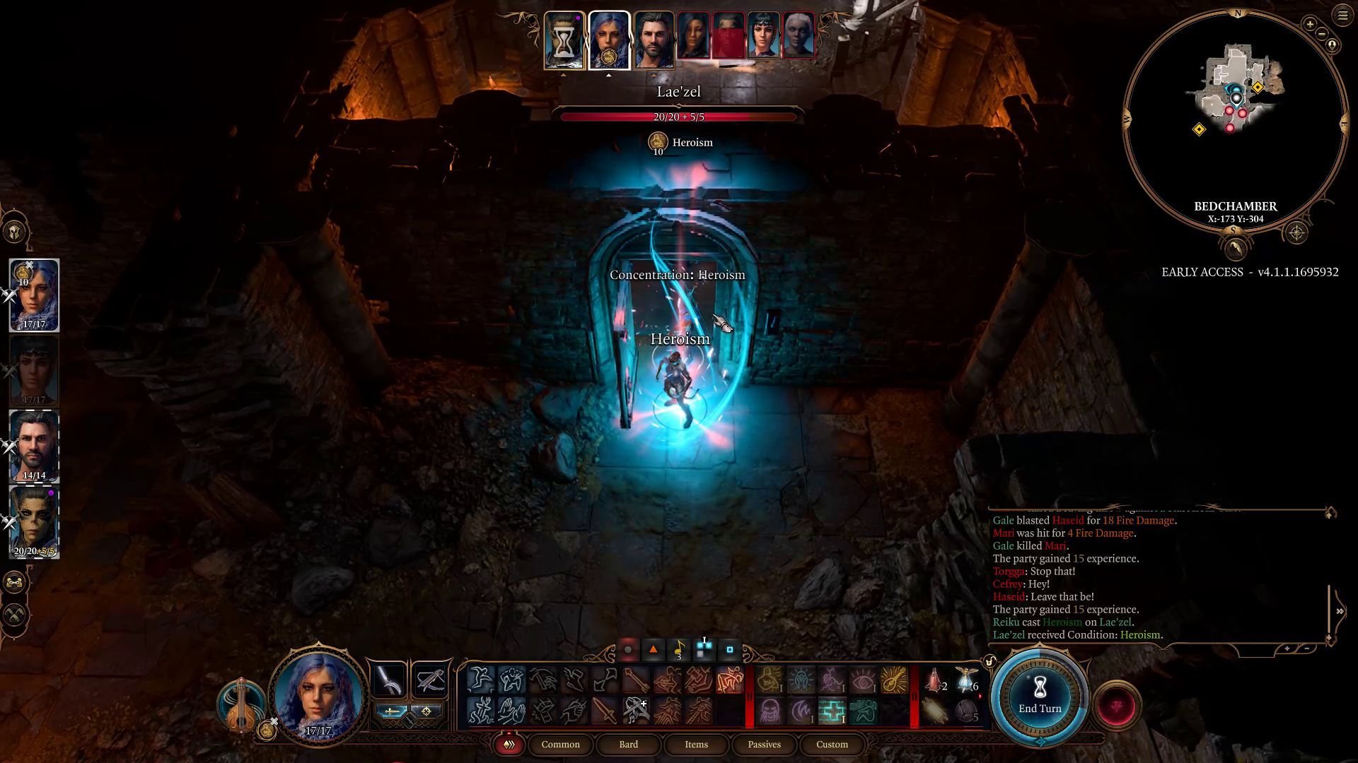 Baldur’s Gate 3 - Heroism Concentration Spell