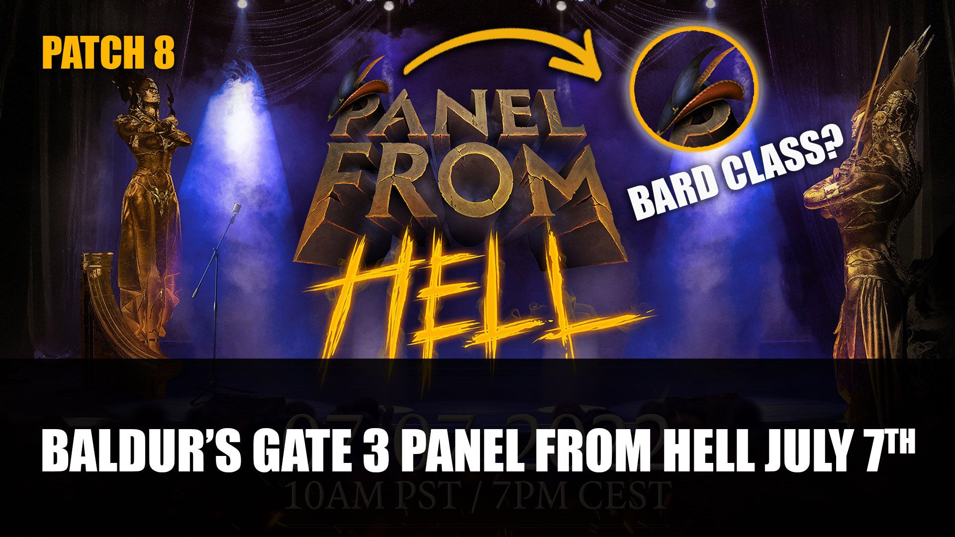 Baldur’s Gate 3 Panel from Hell July 7th Announced