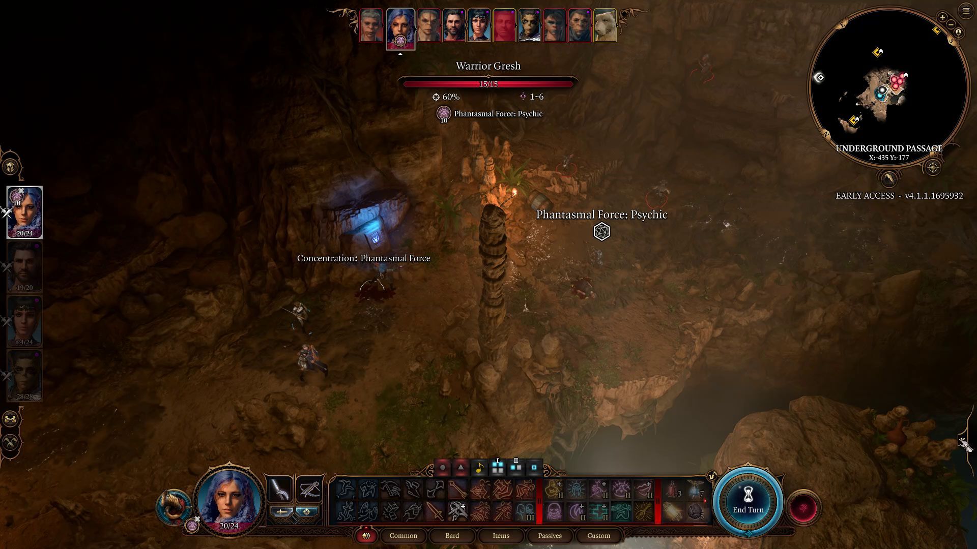Baldur&rsquo;s Gate 3 Phantasma Force Spell in Combat
