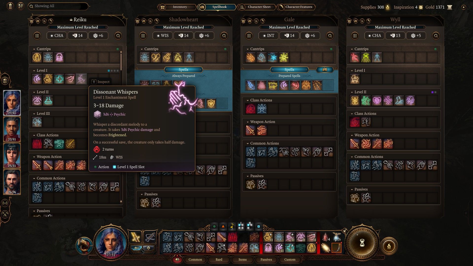 Baldur’s Gate 3 Update 8 Patch Notes - Character Sheet and Spells