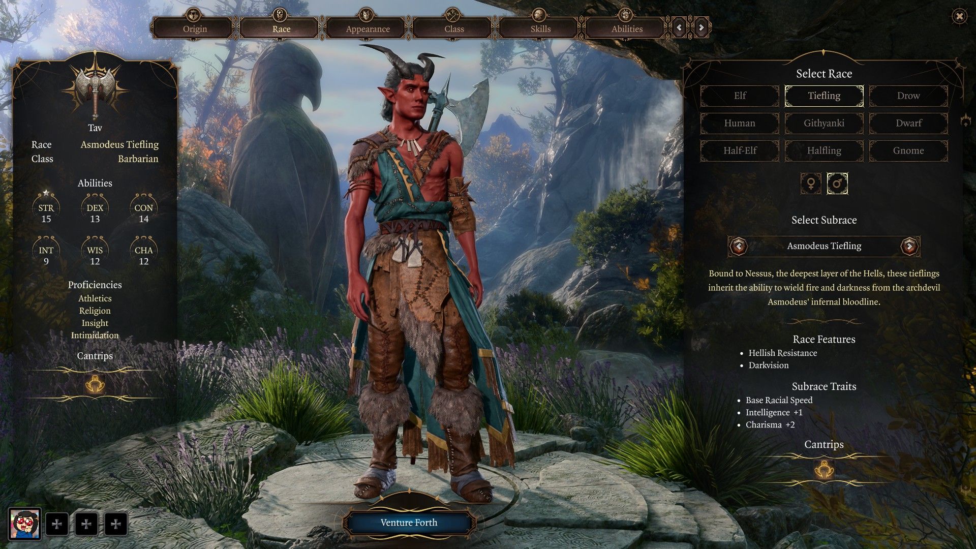 Baldur’s Gate 3 Update 8 Patch Notes - Tiefling Character Creation
