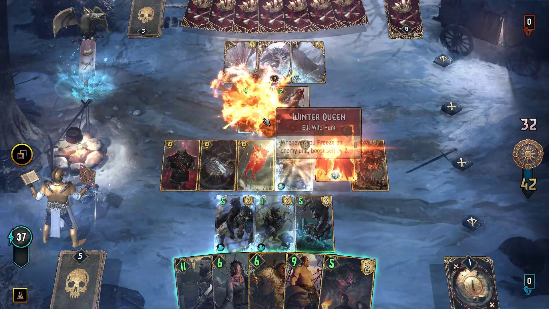 Gwent Rogue Mage Boss Battle