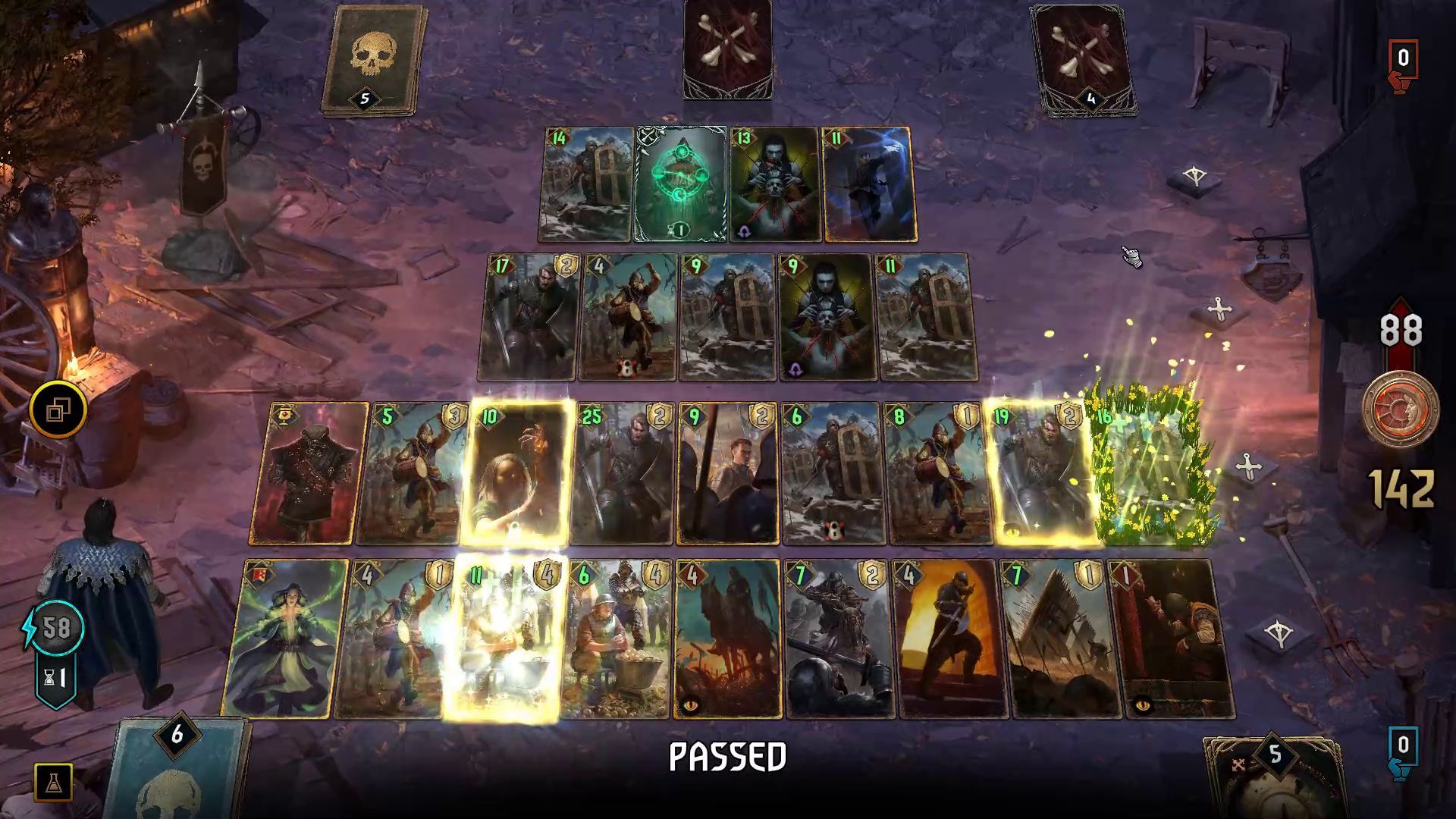 Gwent Rogue Mage Combat
