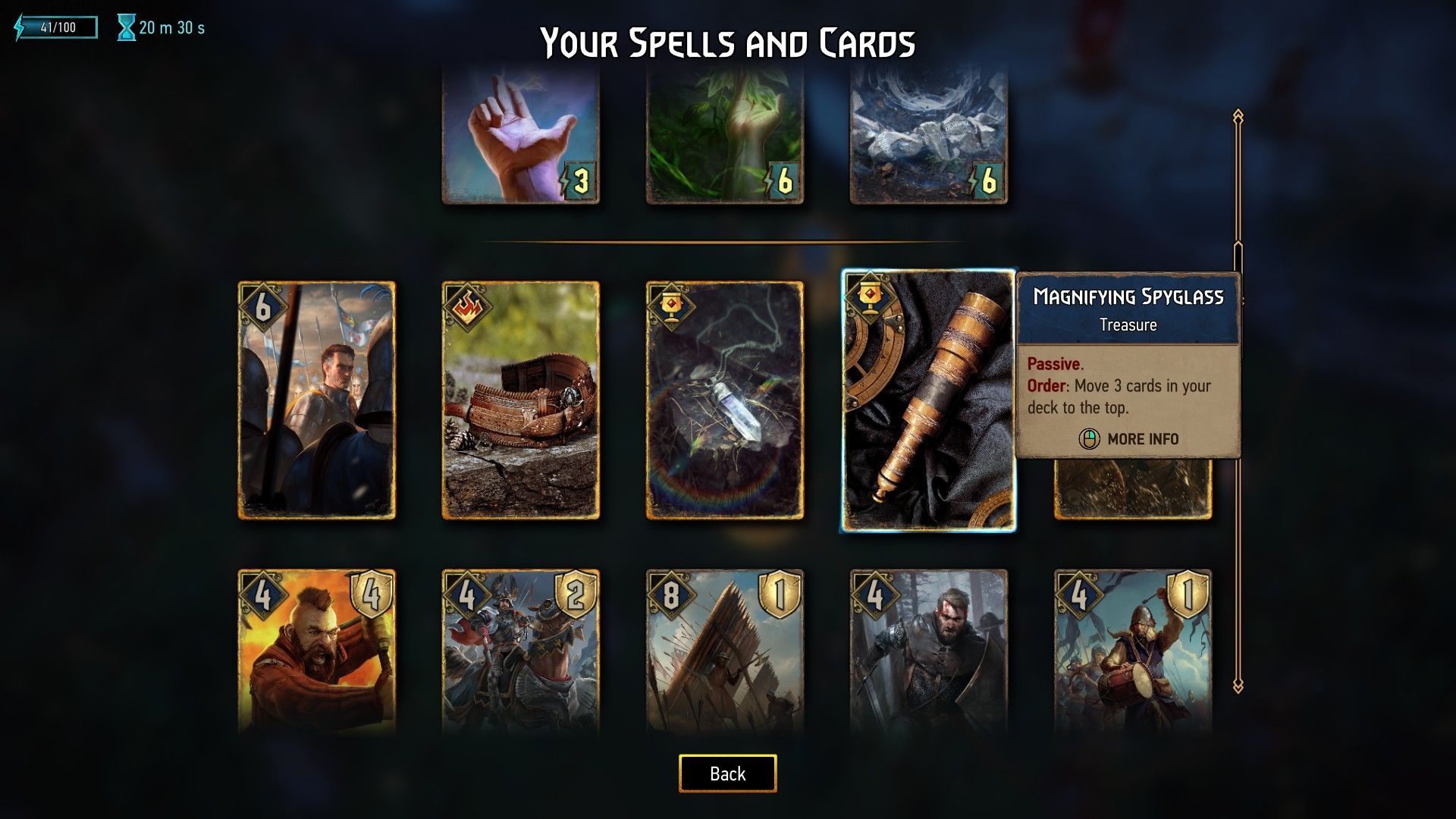 Gwent Rogue Mage Magnifying Spyglass
