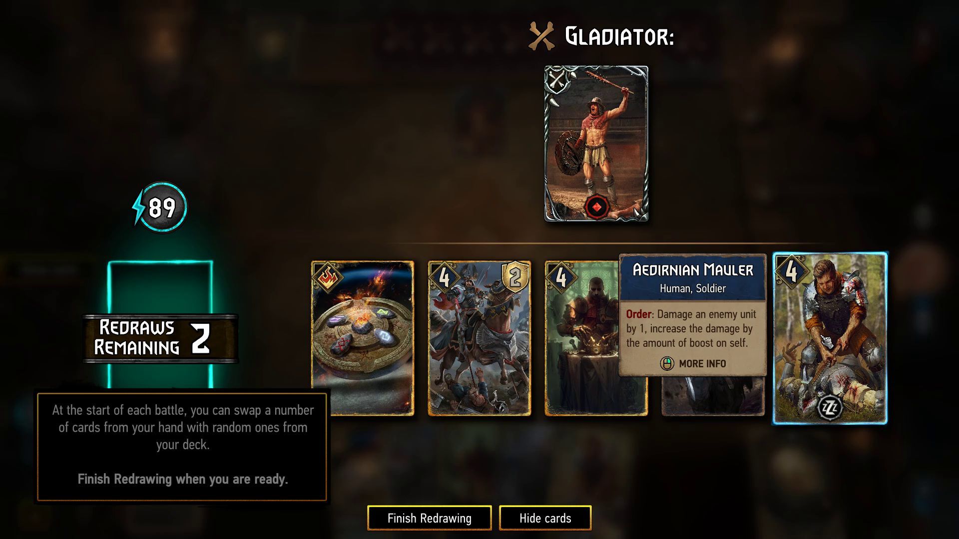 Gwent Rogue Mage Redraw