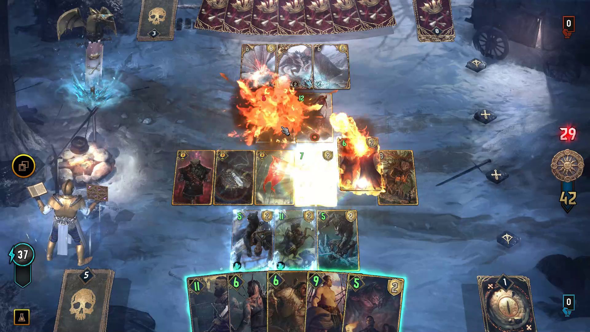 Gwent Rogue Mage Review - Boss Battle