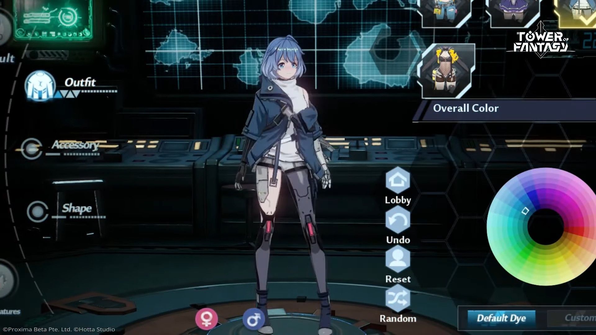 Tower of Fantasy - Many Outfit and Color Options