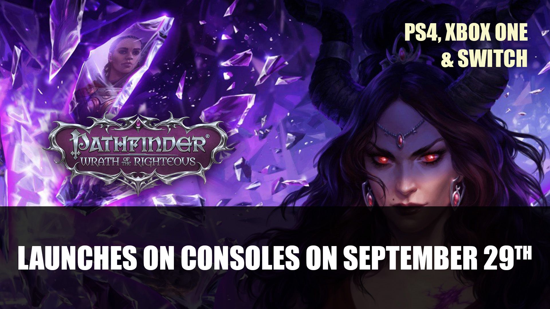 Pathfinder Wrath of The Righteous Launches on Consoles on September 29th