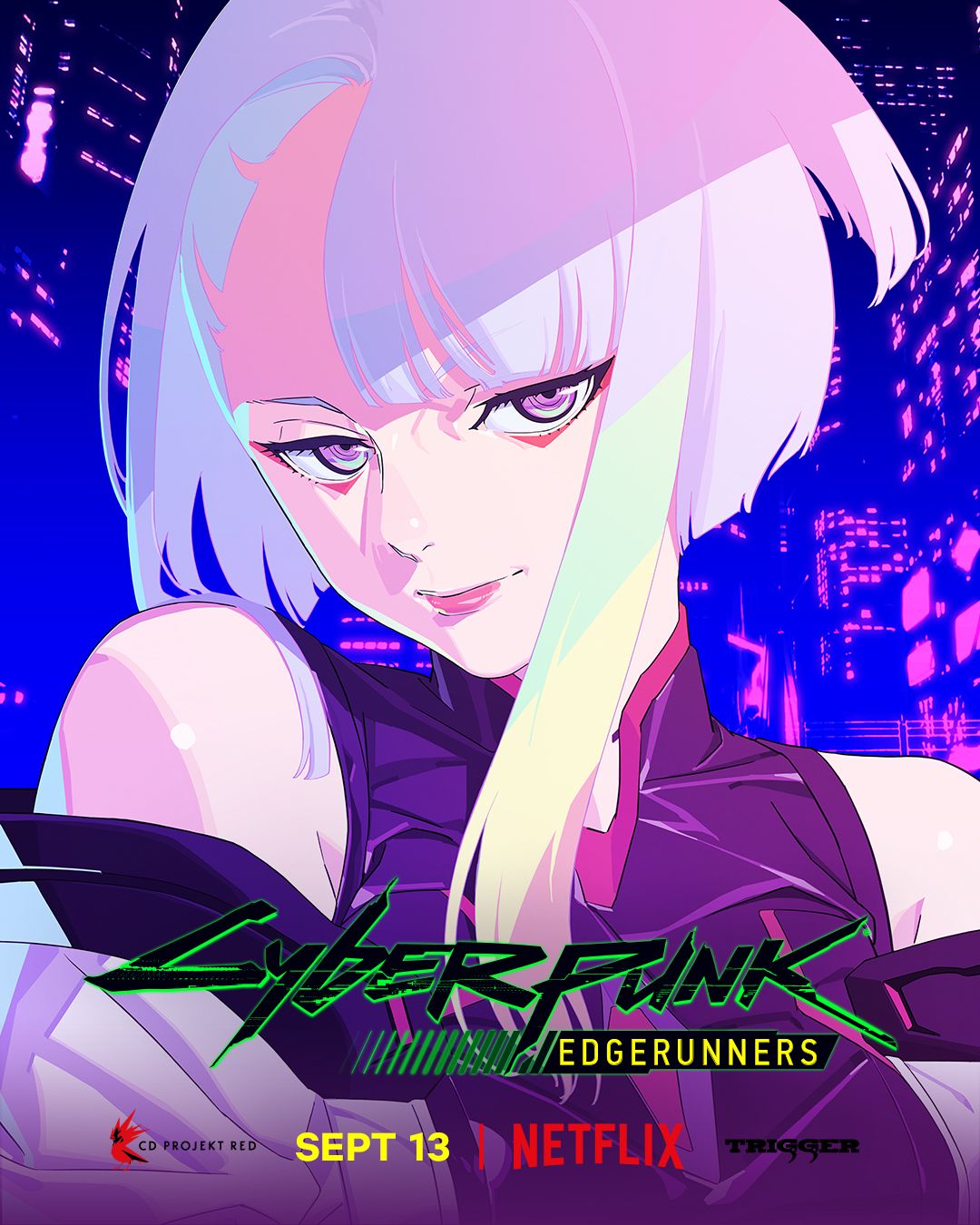 Cyberpunk: Edgerunners Netflix Series Release Date Announced September 13th