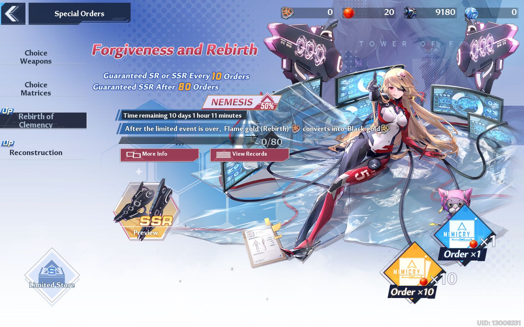 Tower of Fantasy Special Orders System Explained   A Guide to Which SSR to Pick