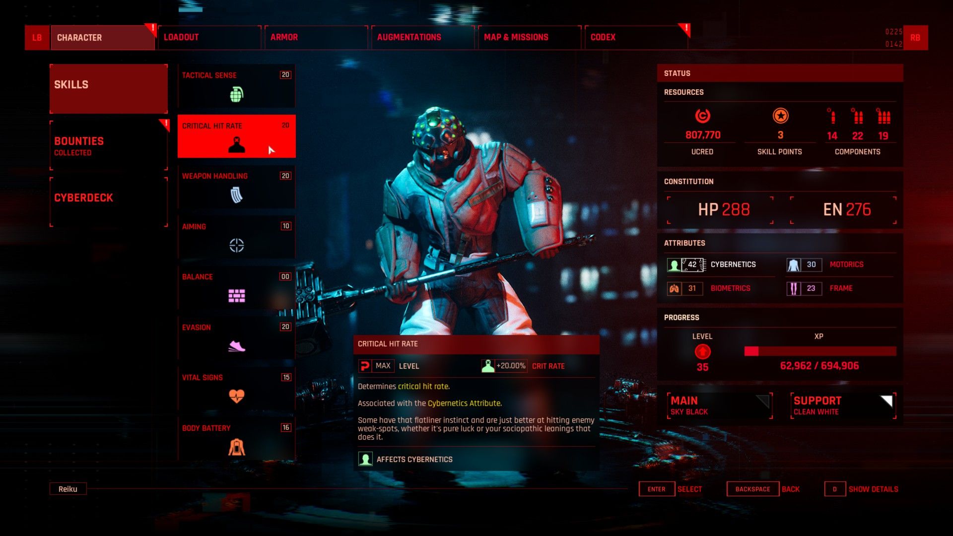 The Ascent - Critical Hit Rate Skill for the Rumbling Ravager Build