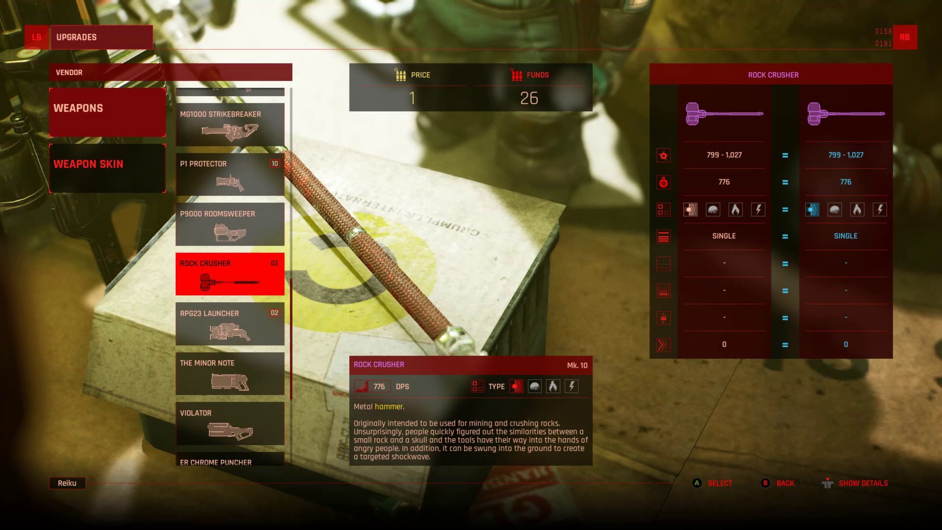 The Ascent Cyber Heist DLC - Weapon Upgrades
