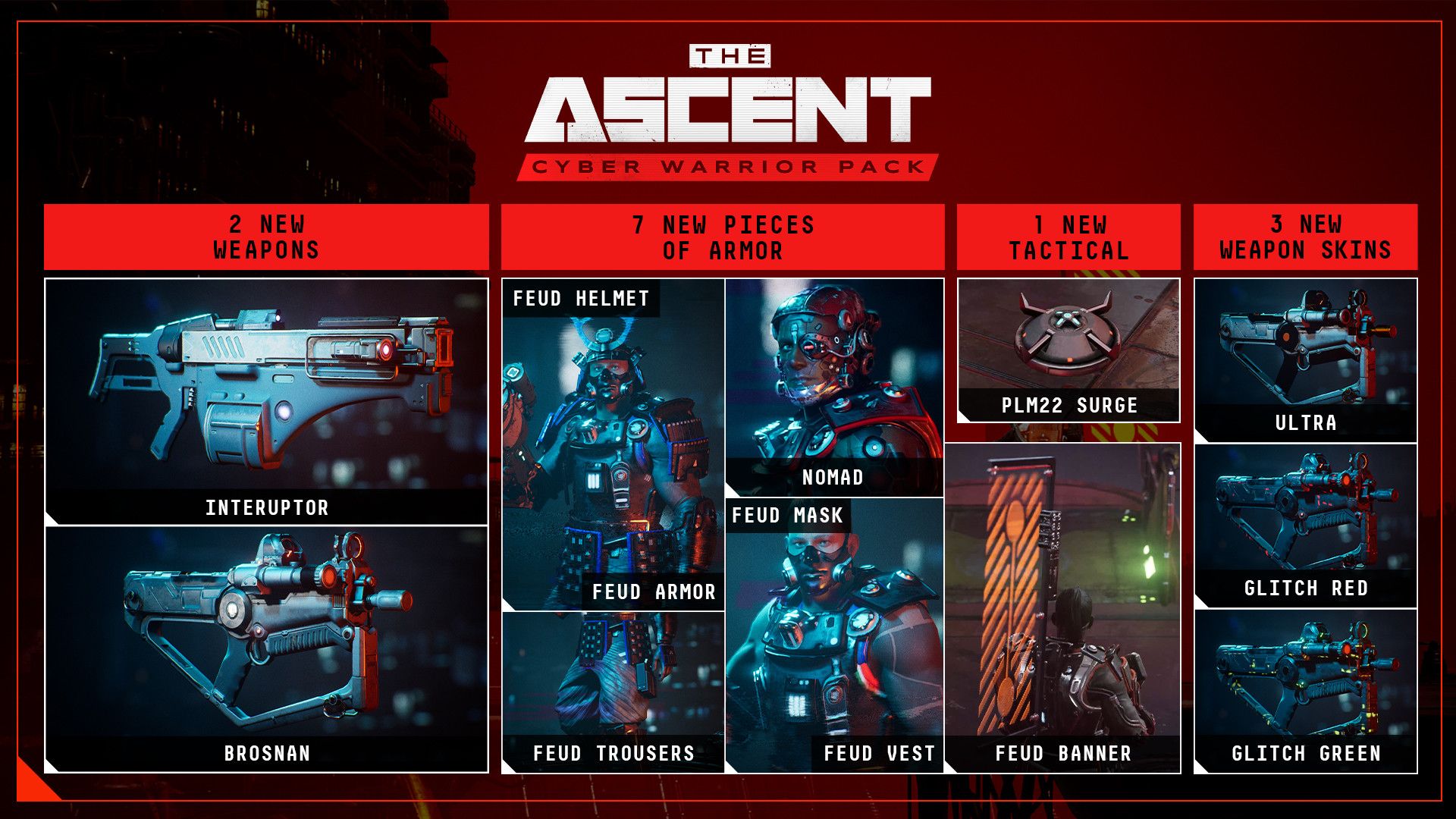 The Ascent Cyber Warrior Pack