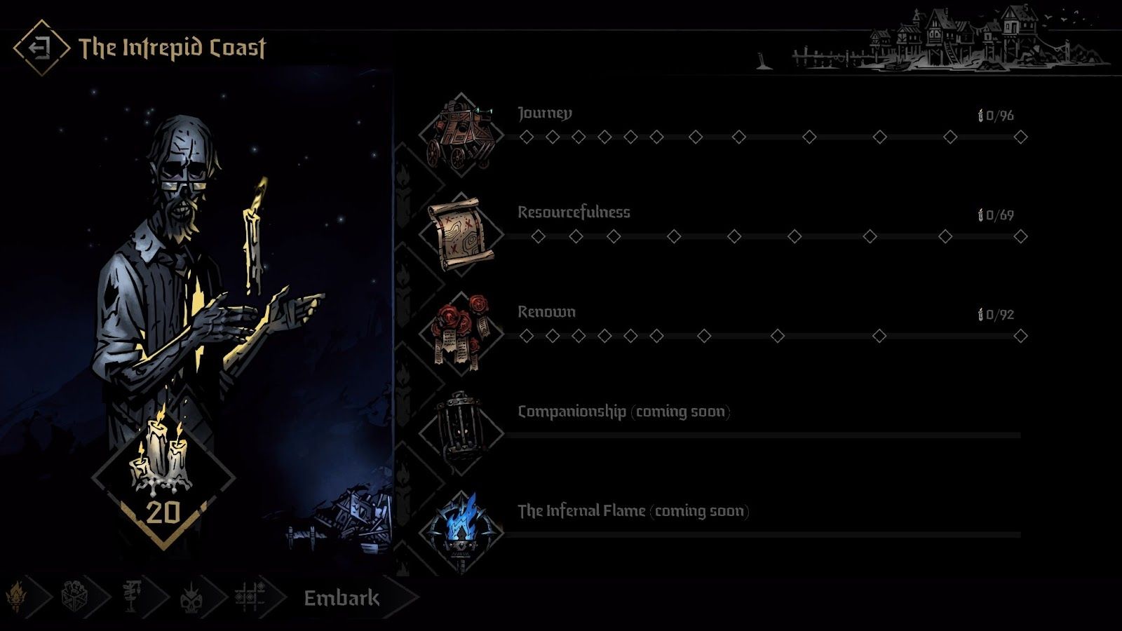 Altar of Hope - Intrepid Coast Progression Tree