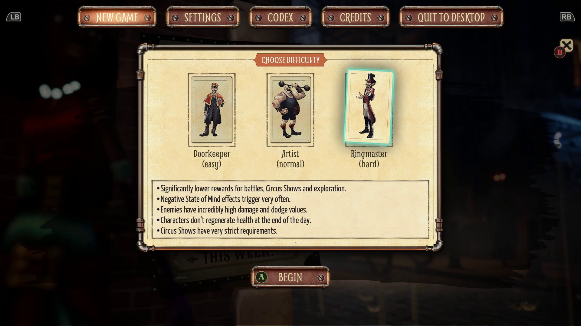 Circus Electrique Review - Difficulty Mode