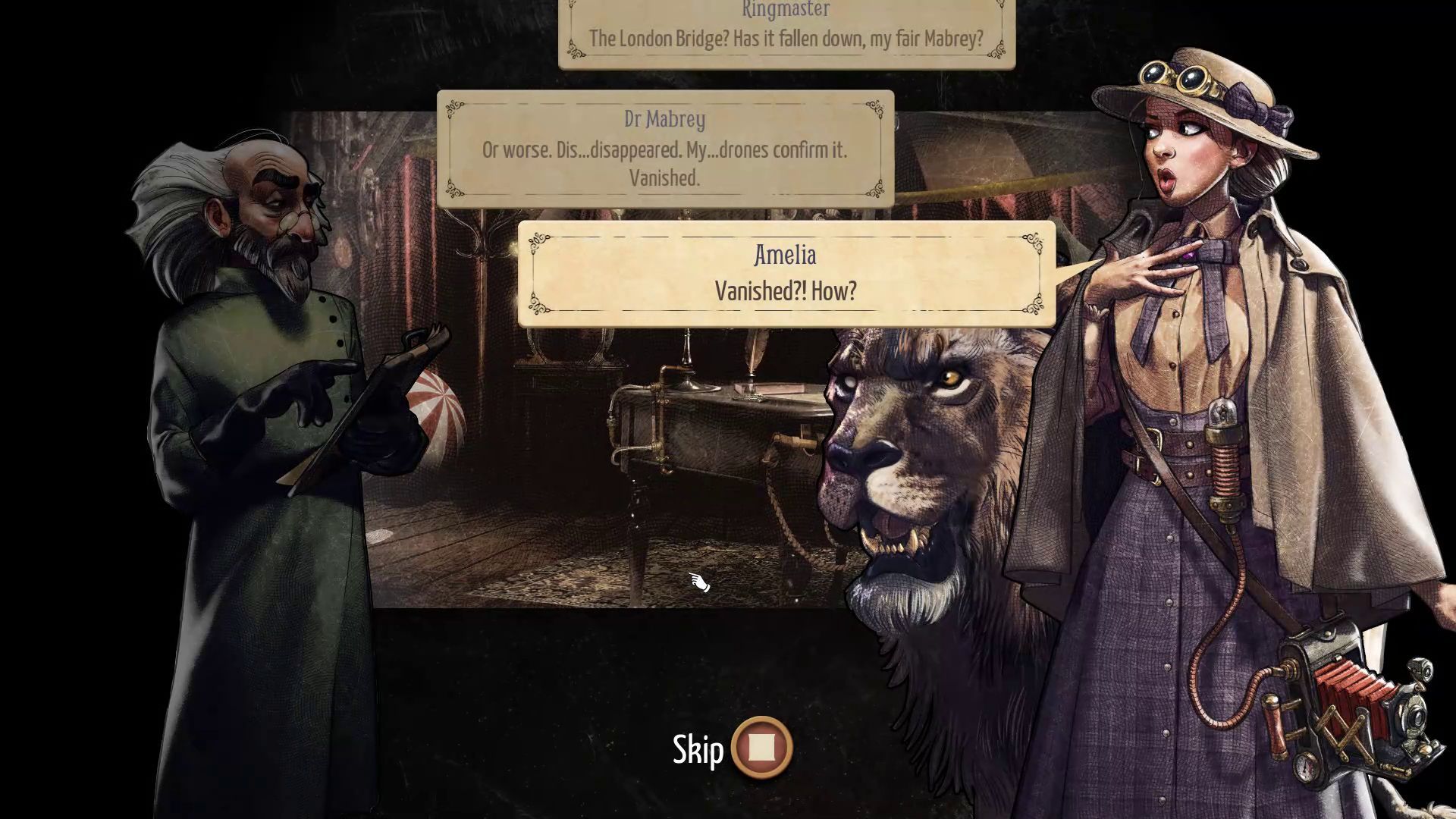 Circus Electrique - Voice Acting in Conversations