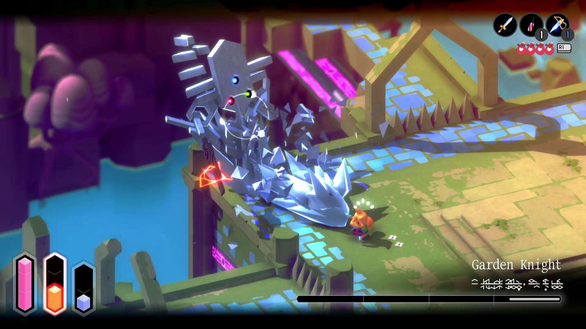 Freezing the Garden Knight