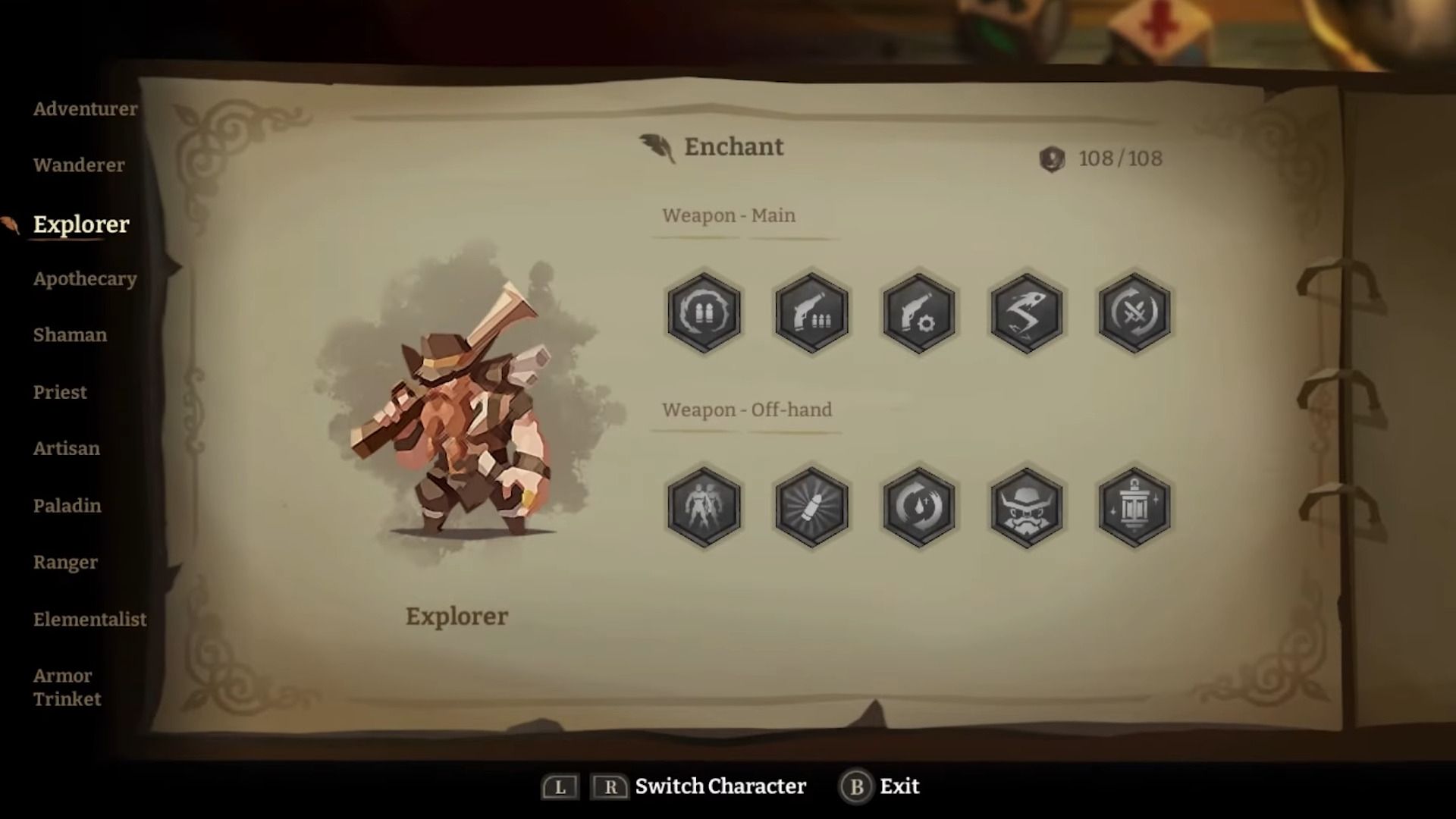 Sea Horizon Character Classes