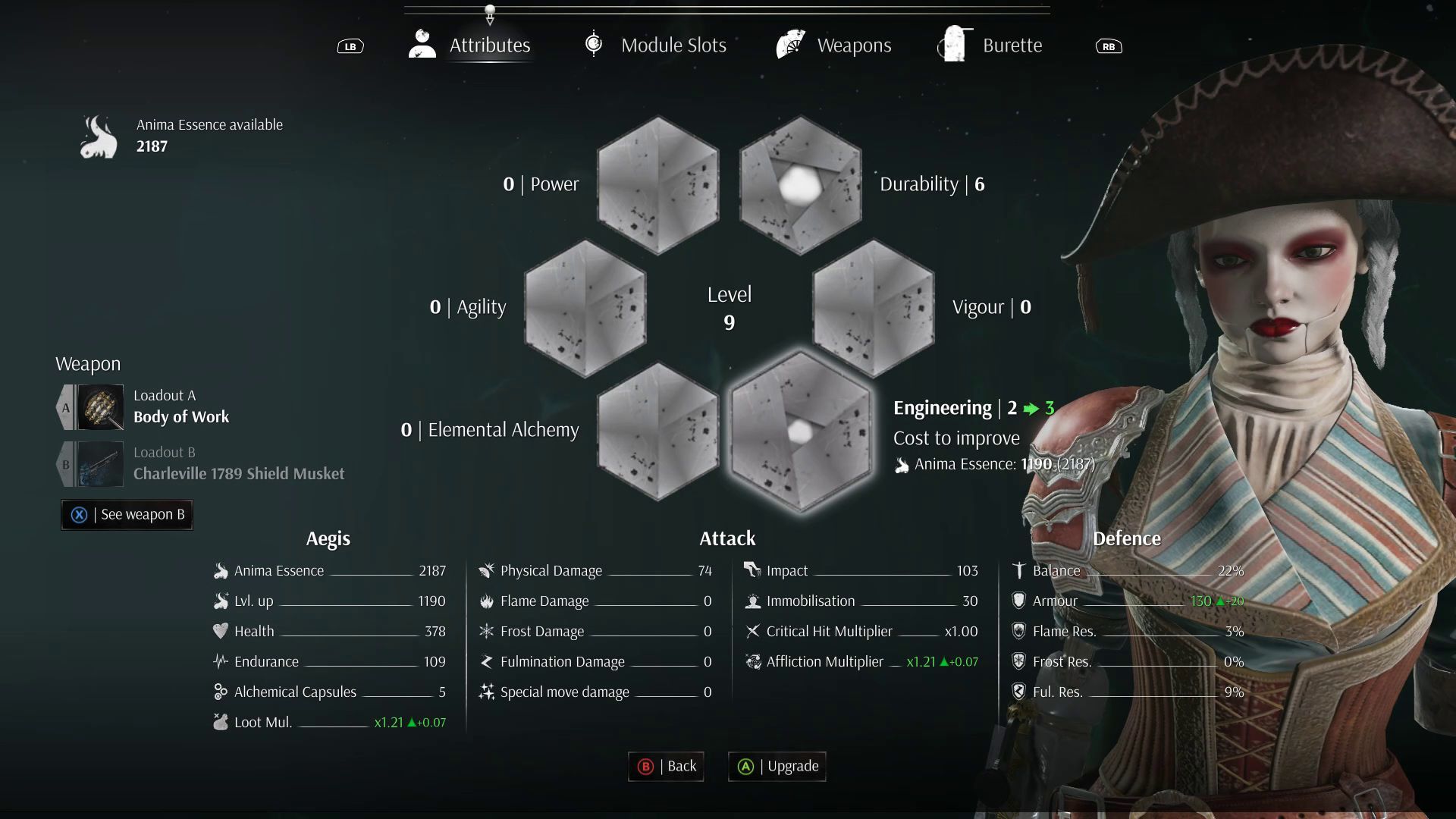 Steelrising Class Guide - Bodyguard Attributes