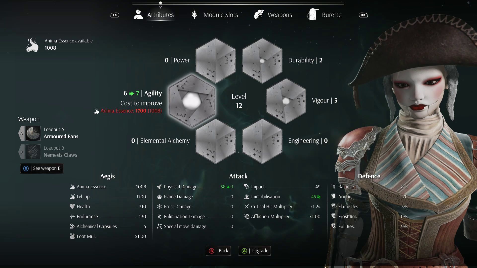 Dancer Class Attributes