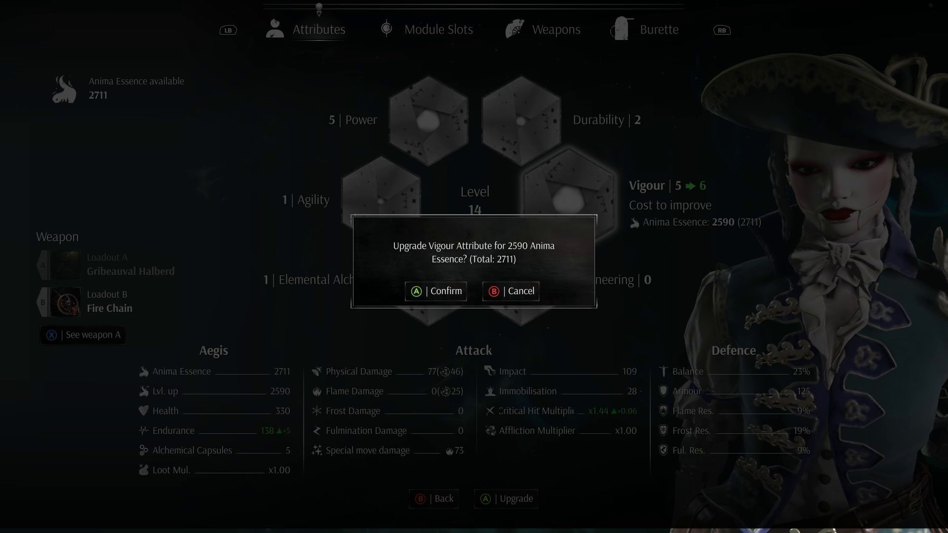 Steelrising - Investing in Stats or Attributes