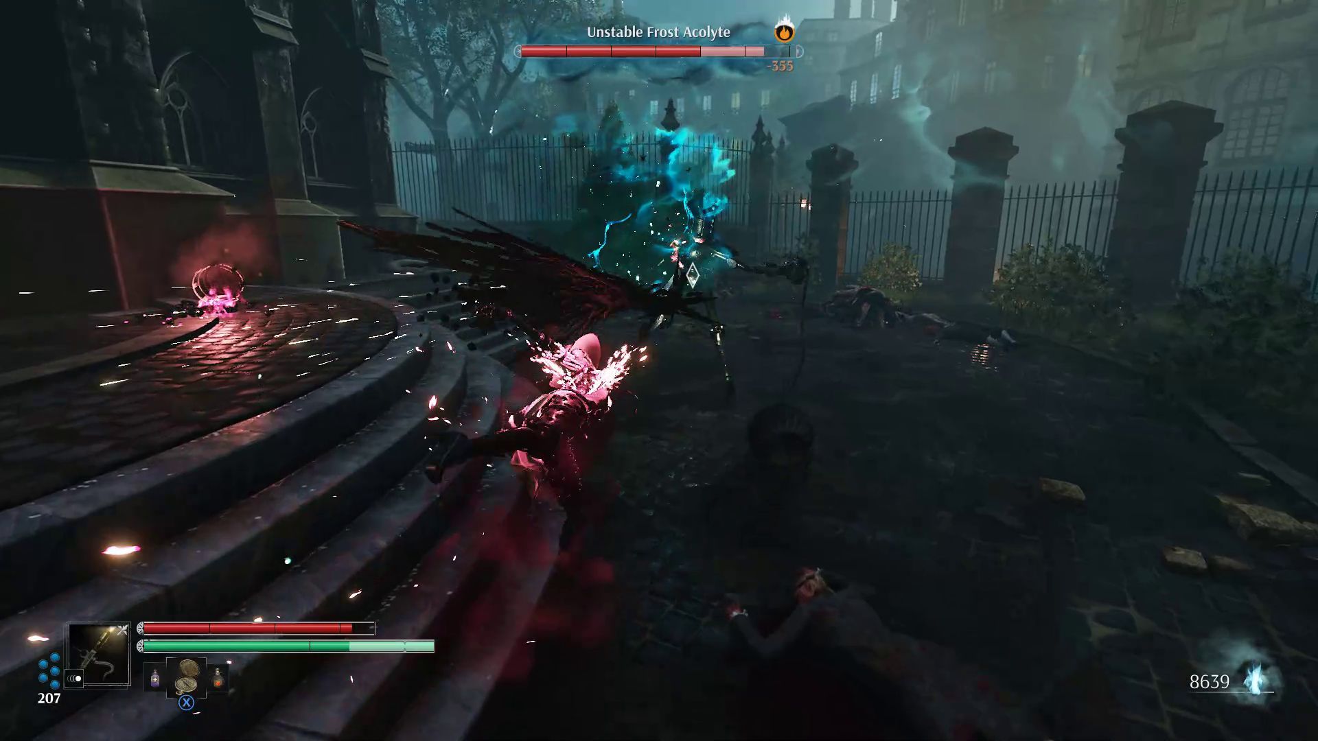 Soldier - Gribeauval Halberd versus the Unstable Frost Acolyte