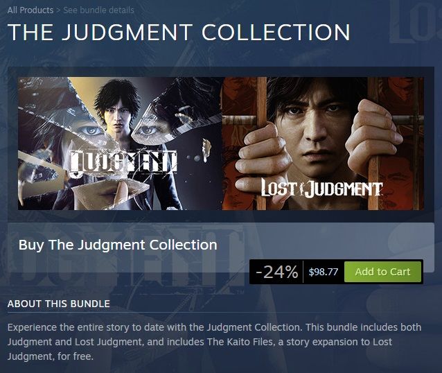 The Judgement Collection on Steam