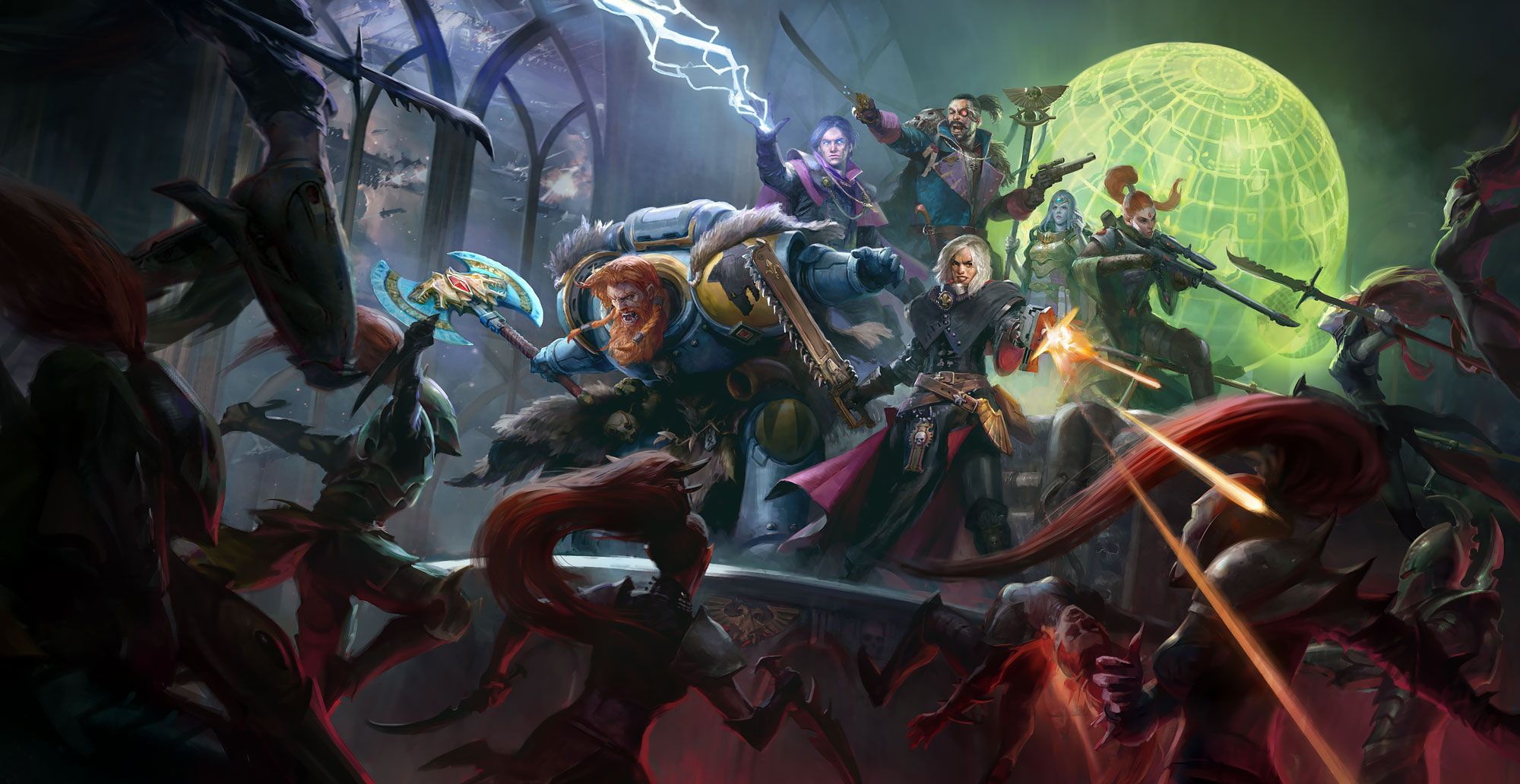 The Rogue Trader and their Crew