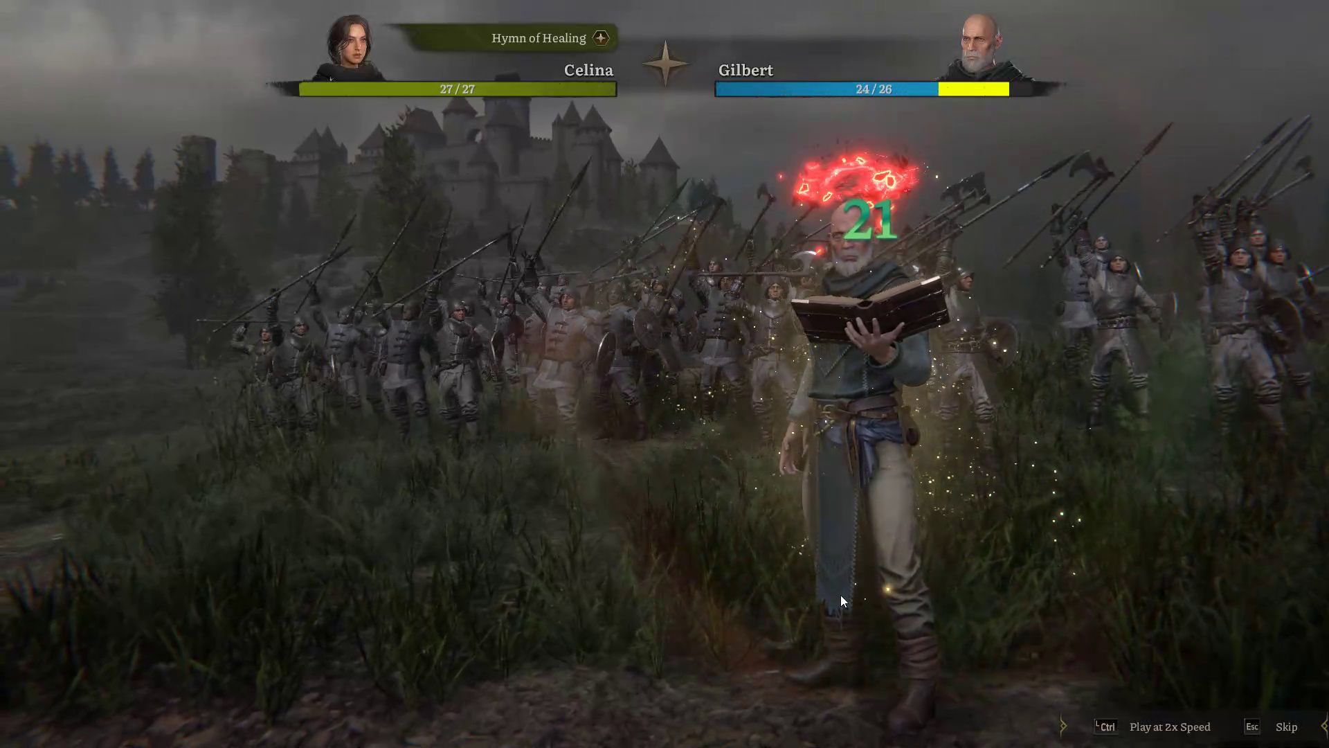 Celina the Priest in Combat