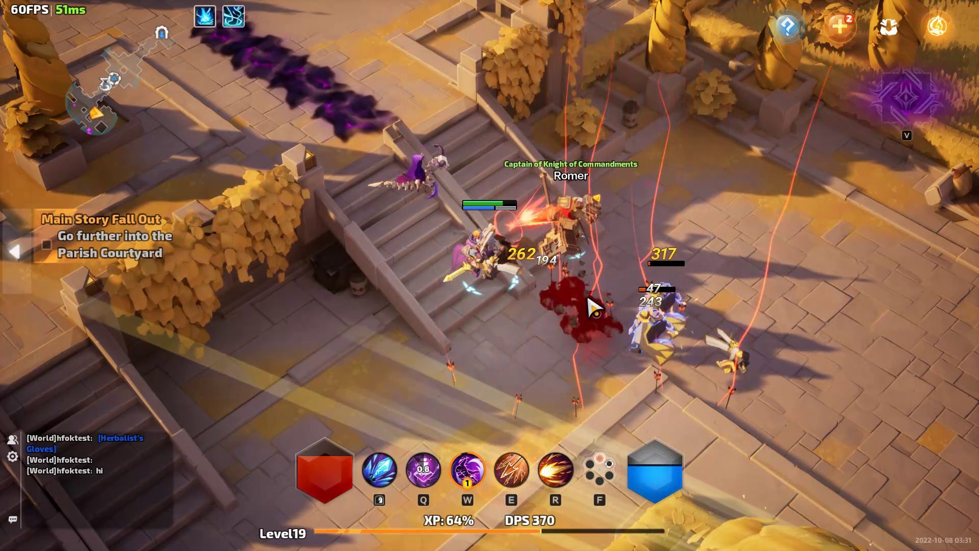 Divineshot Carino Class in Combat