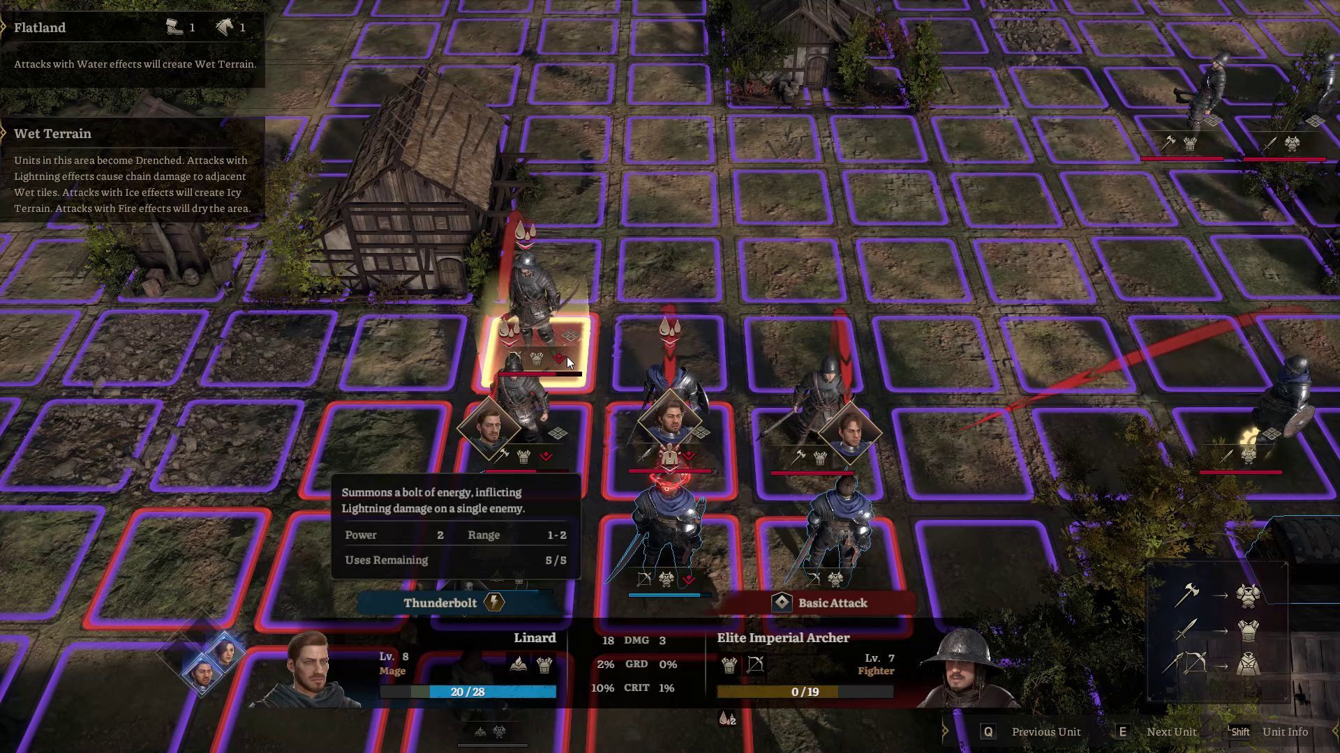 Inflicting Thunderbolt on Wet Enemies