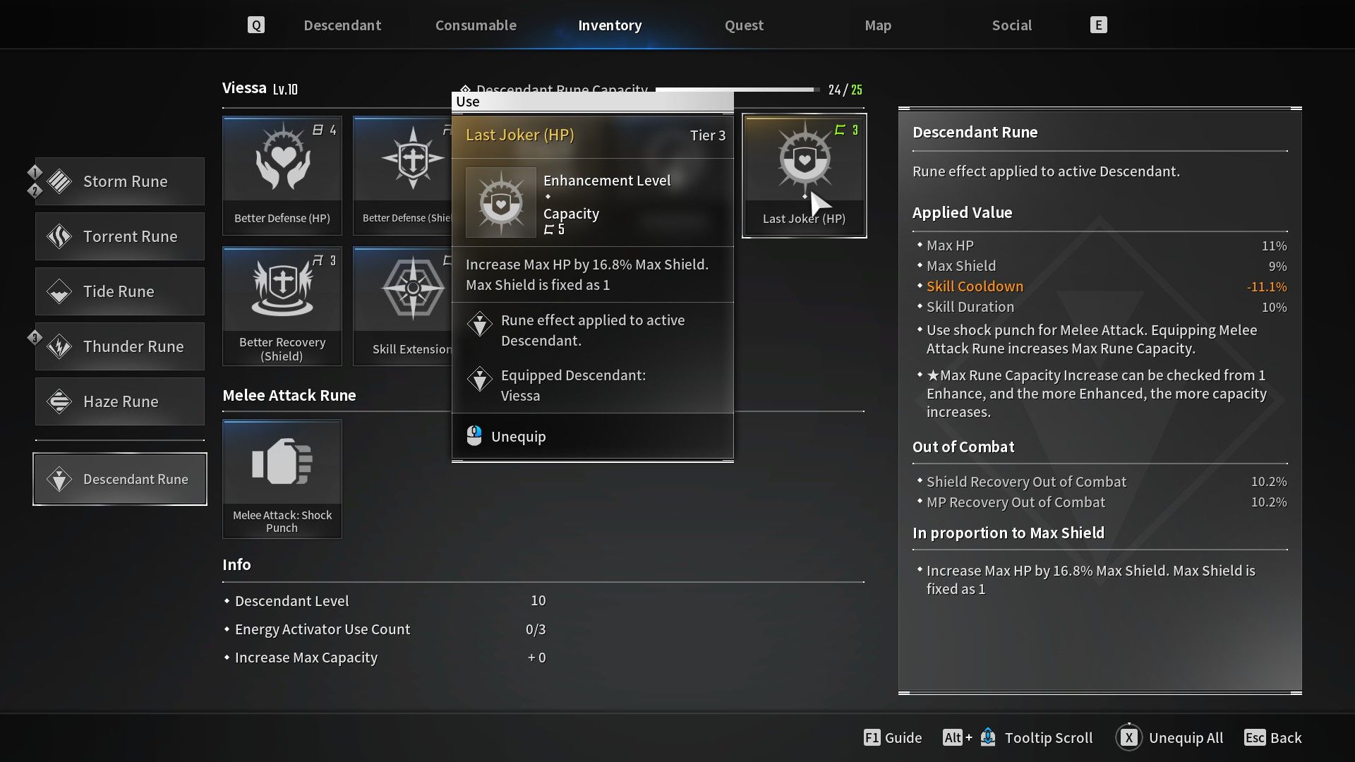 Last Joker (HP) Descendant Rune