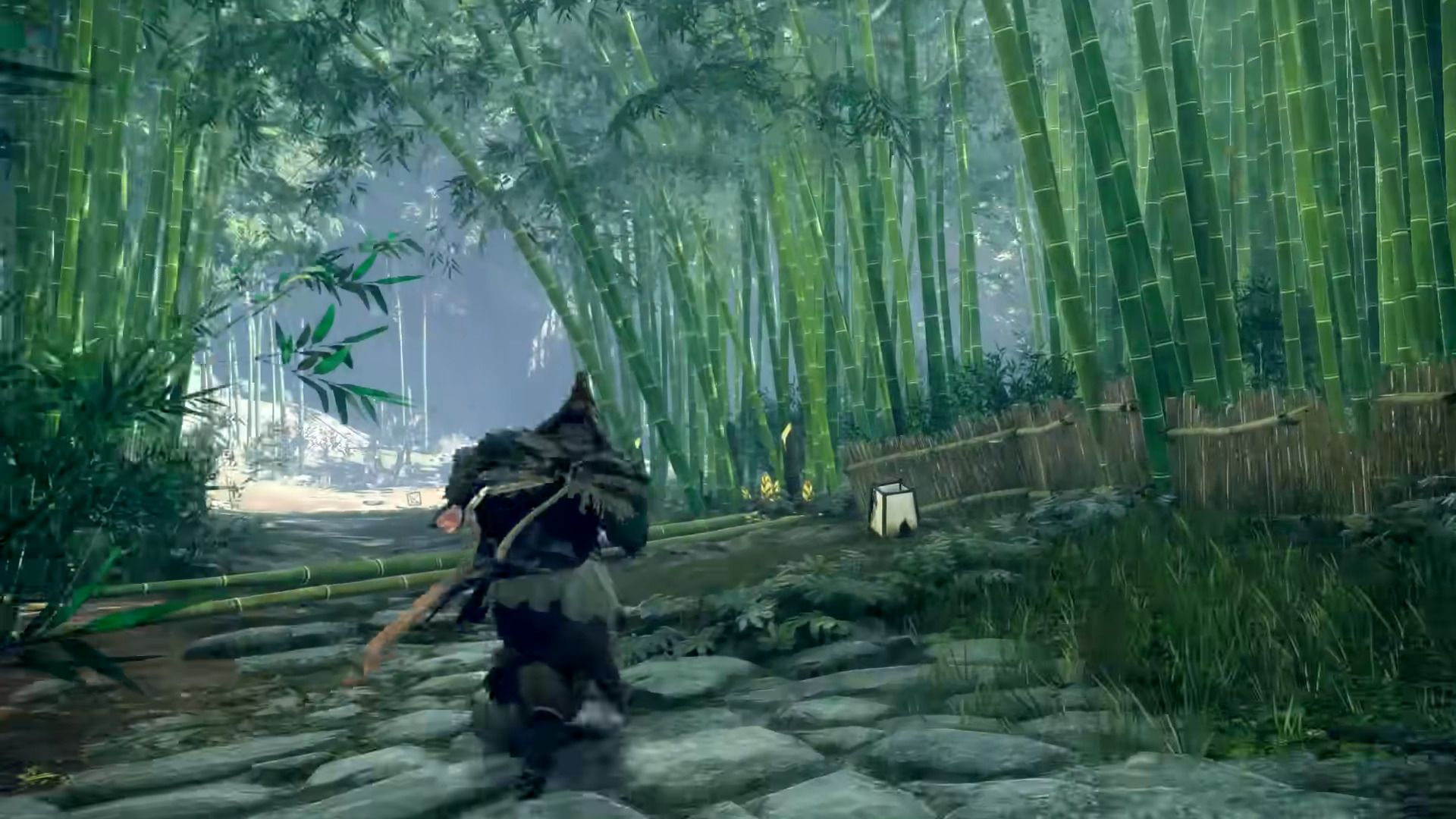 Lush Bamboo Forests in Wild Hearts' Feudal Japan Setting