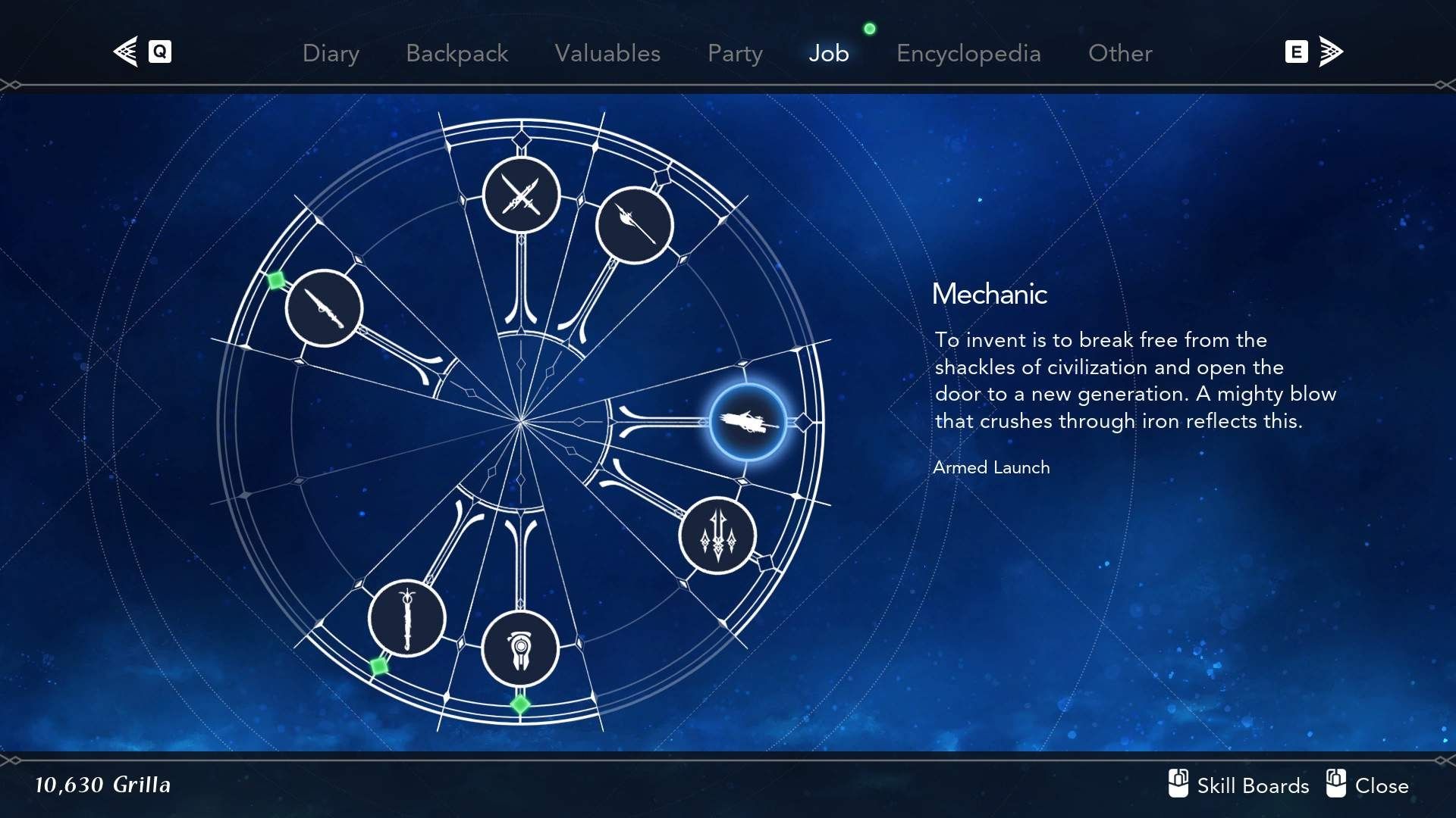 Skill Board Overview