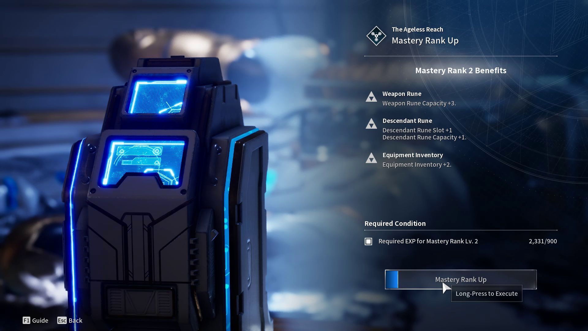 The Ageless Reach for Mastery Rank