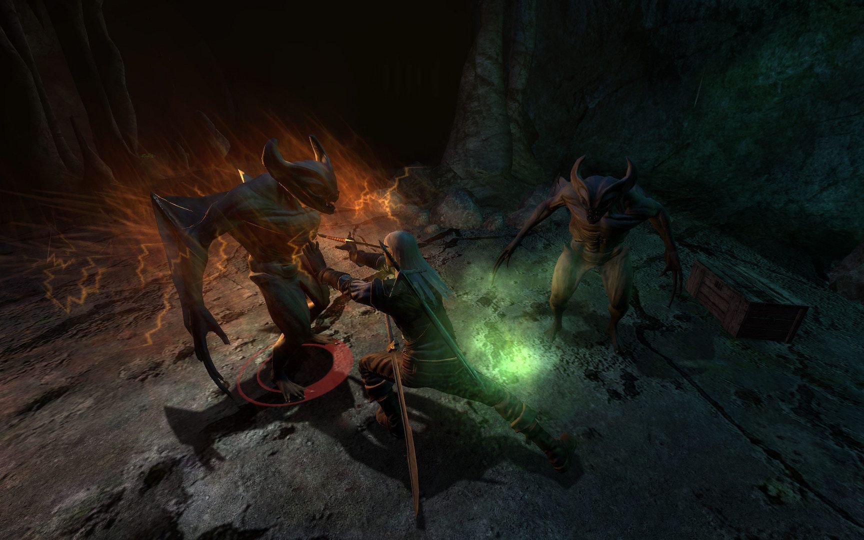 The Witcher Using Igni