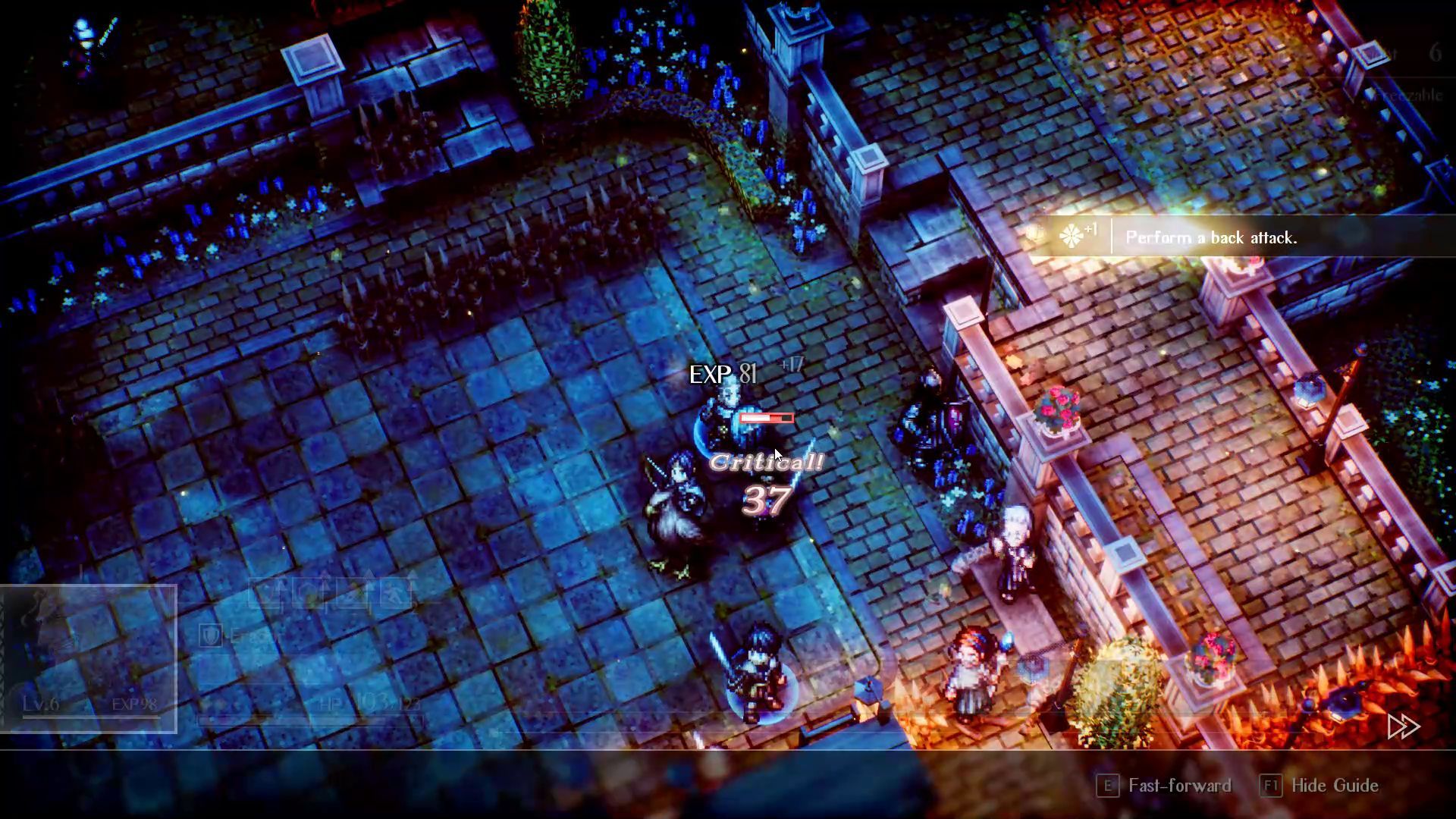 Triangle Strategy Beginner Guide - Backstab and Critical Damage in Combat