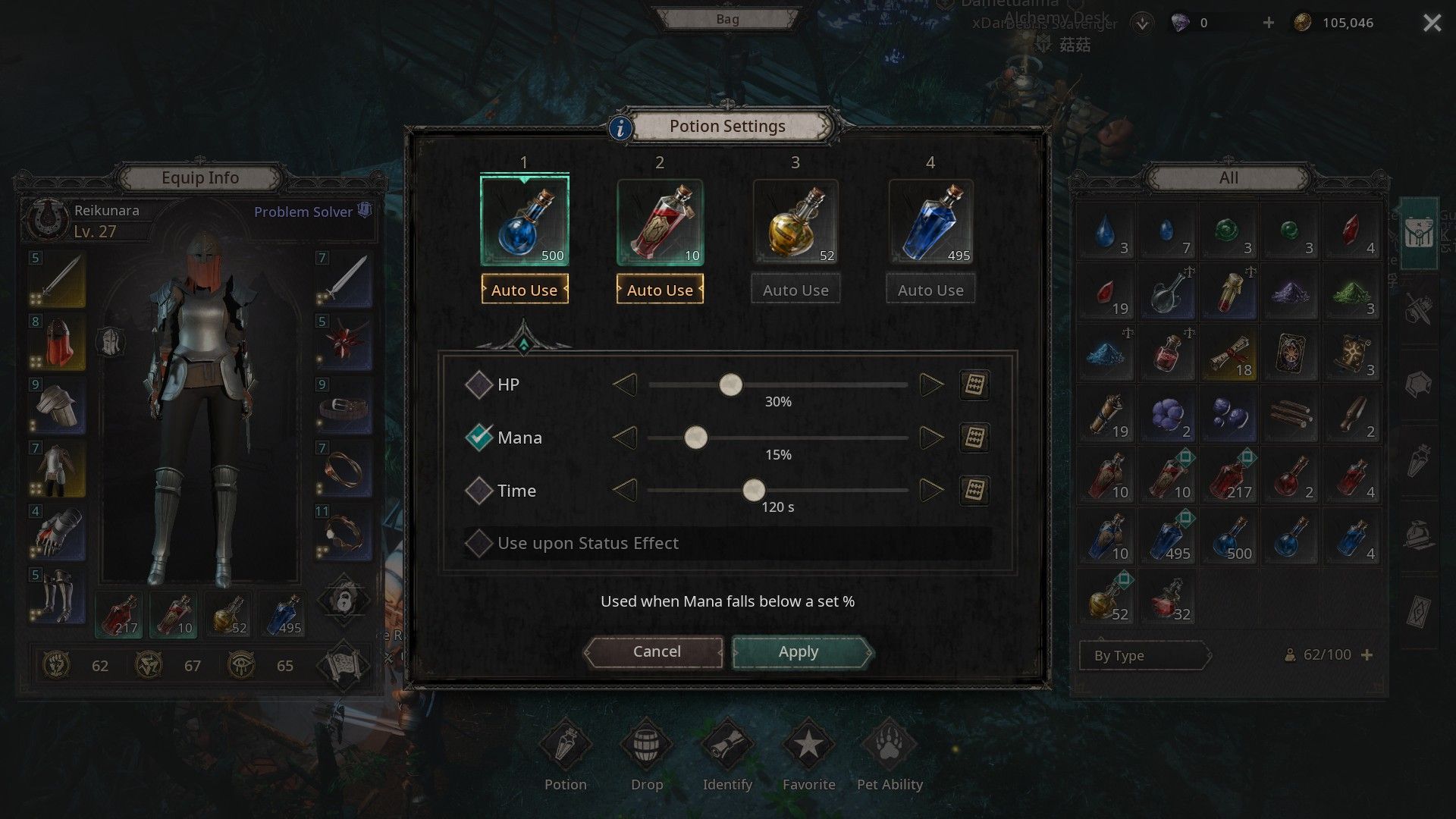 Undecember Gameplay Overview - Auto Potion in Combat