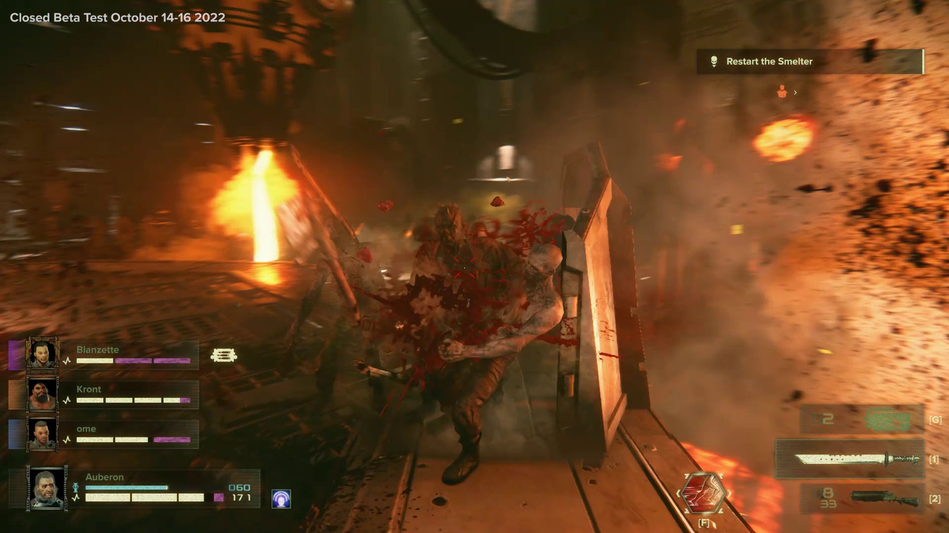 Warkhammer 40K Darktide Closed Beta Melee Combat