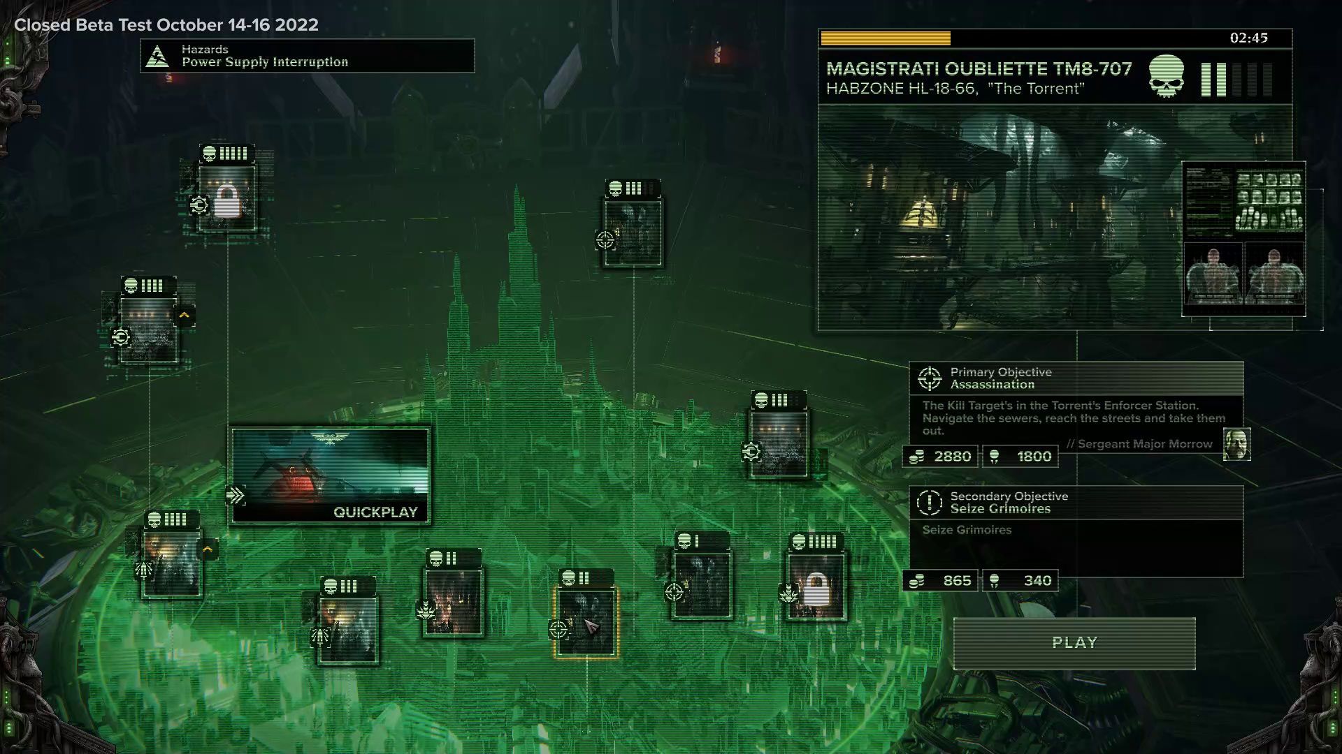 Warkhammer 40K Darktide Closed Beta Missions in the Mourningstar