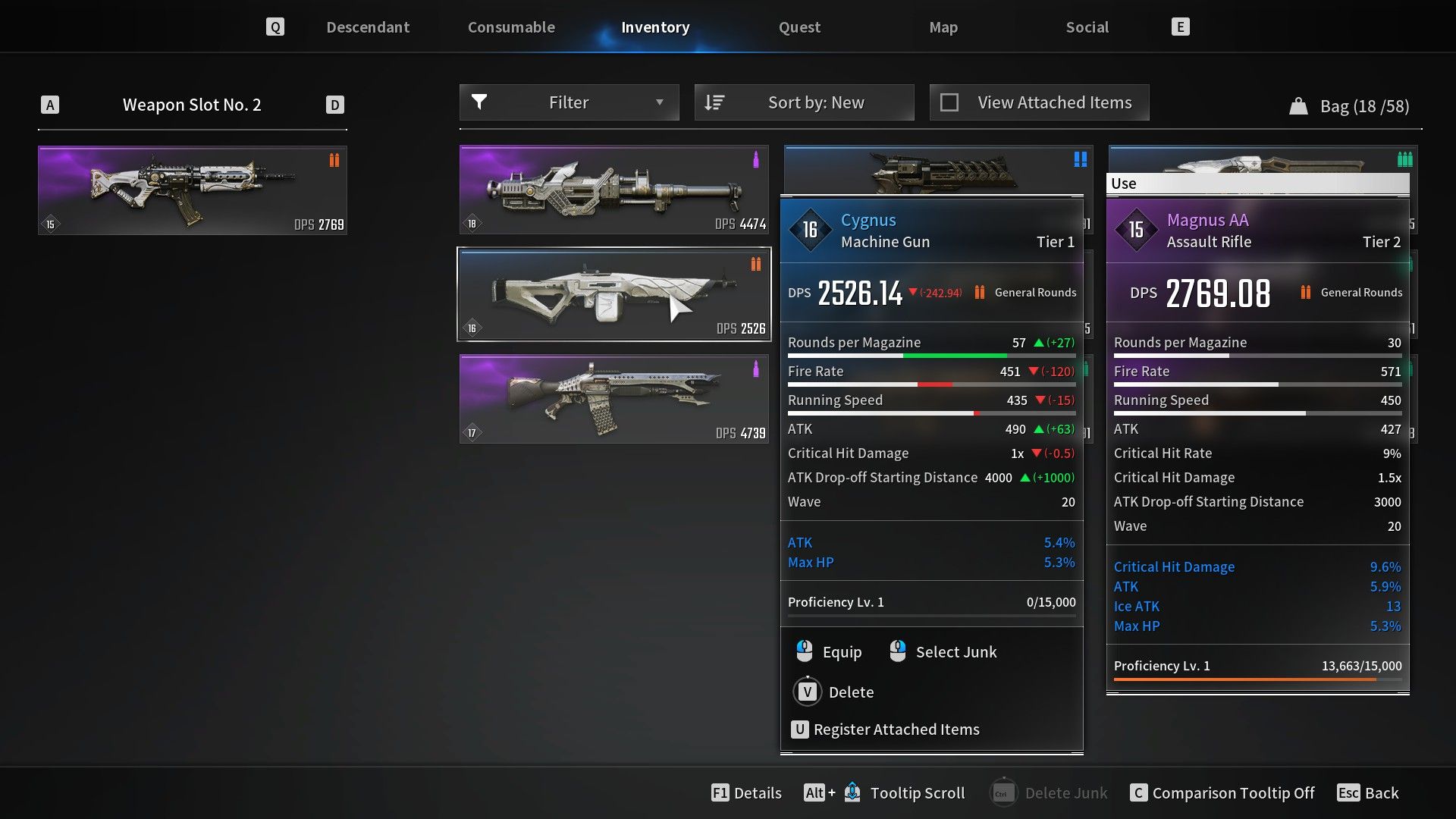 Weapons in the Looter Shooter