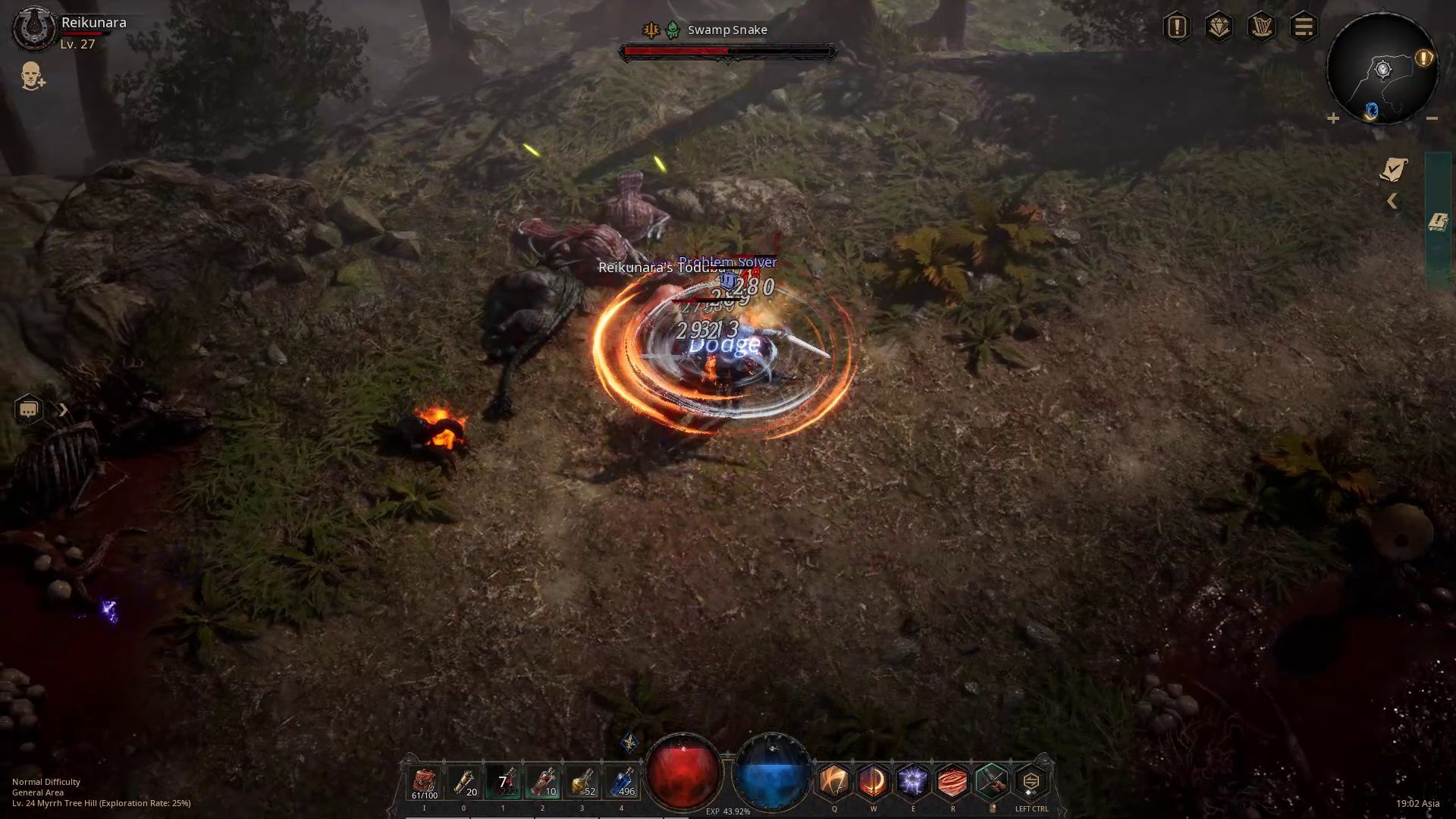 Whirlwind Skill Rune in Combat