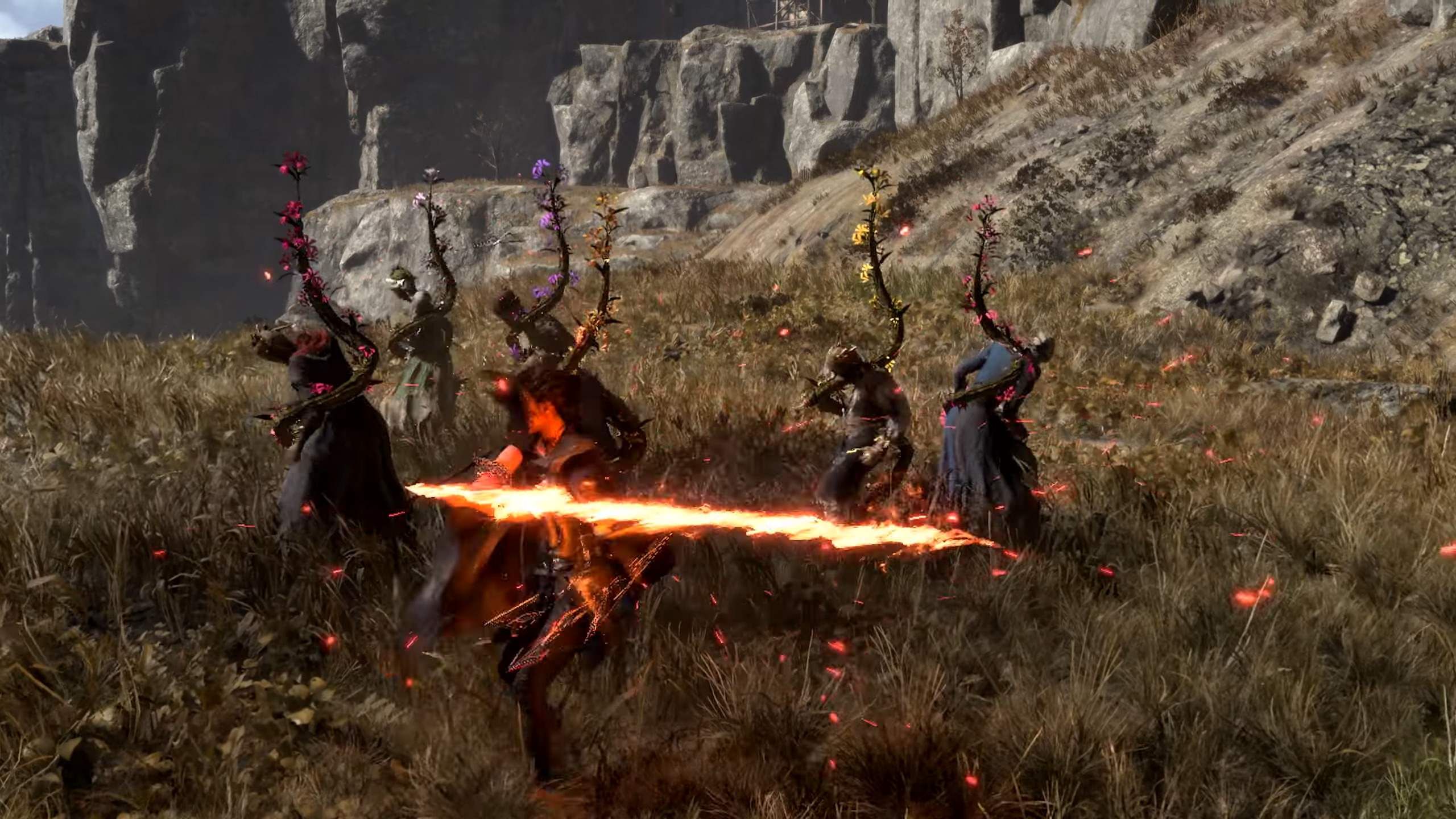 Ensanre Foes with Frey&rsquo;s Purple Magic